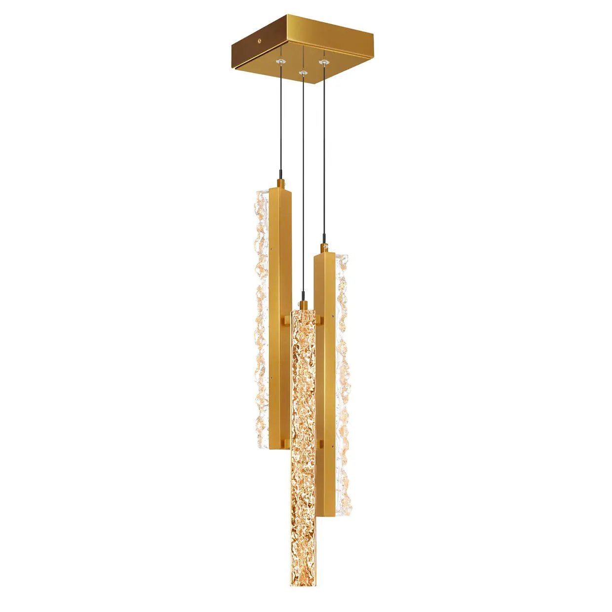 CWI Lighting Stagger Integrated LED 6" Mini Pendant with Handcrafted Glass by CWI Lighting