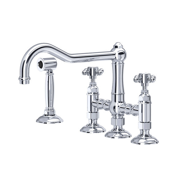 polished chrome kitchen faucet