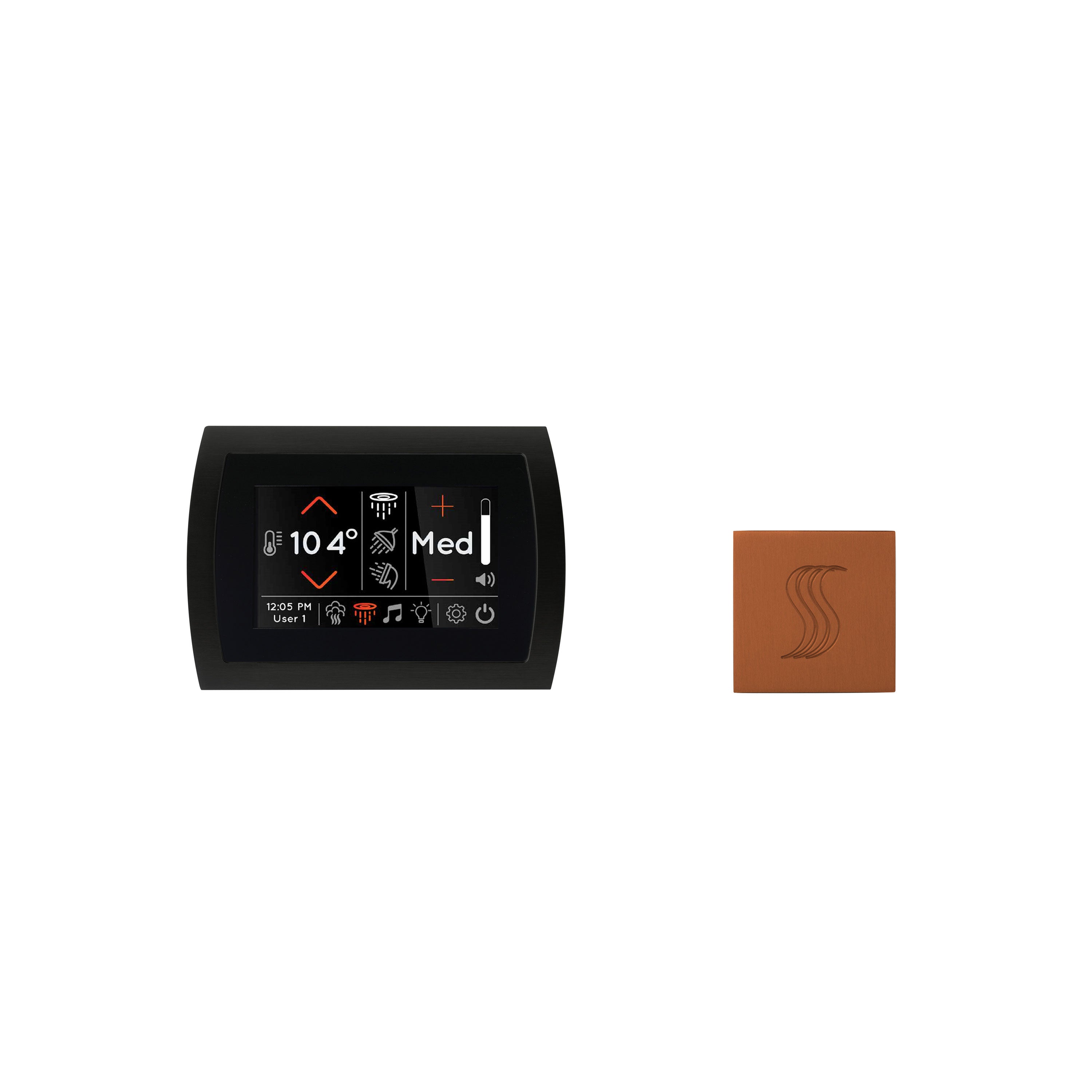 Thermasol Signatouch Control and Steam Head Kit Square