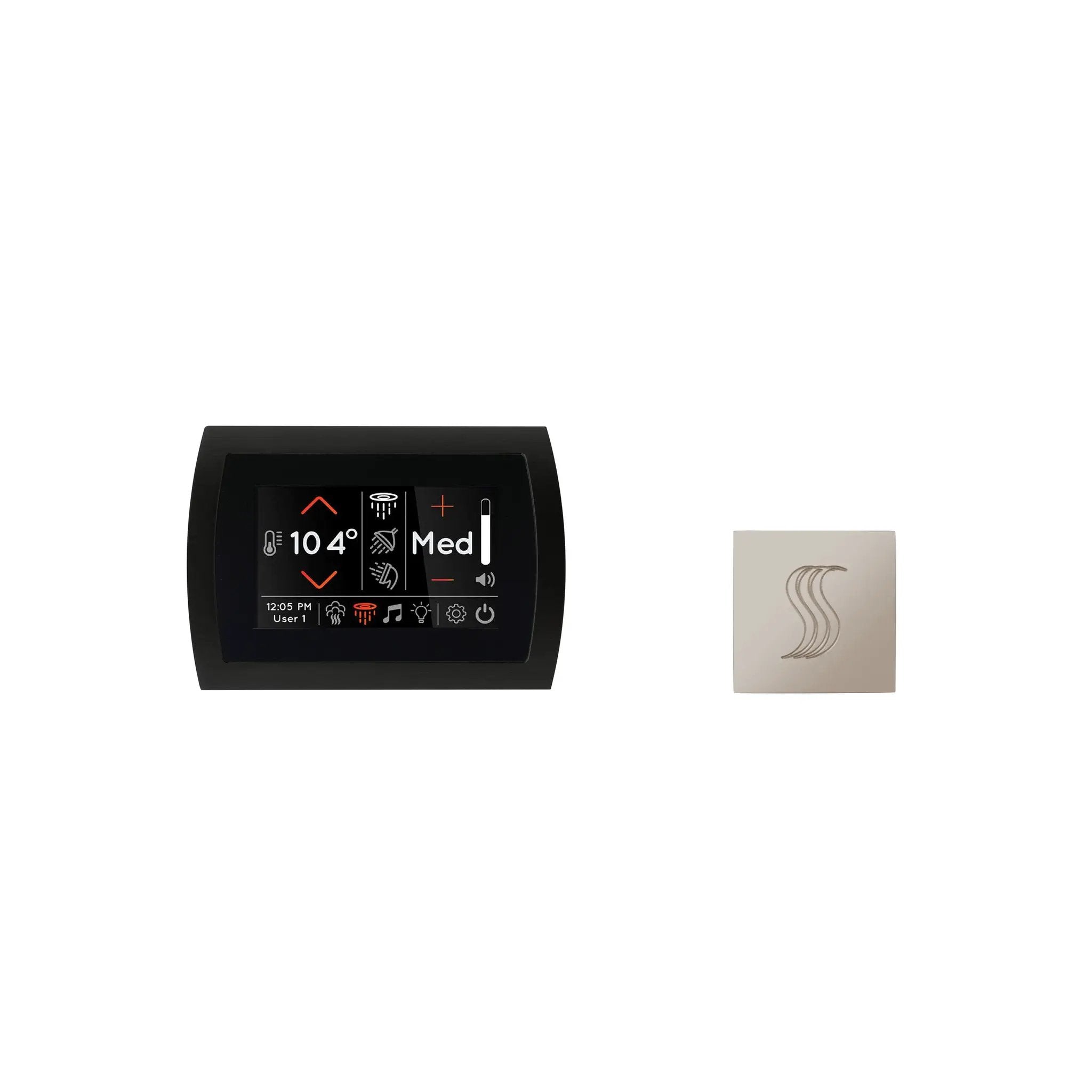 Thermasol Signatouch Control and Steam Head Kit Square by Thermasol