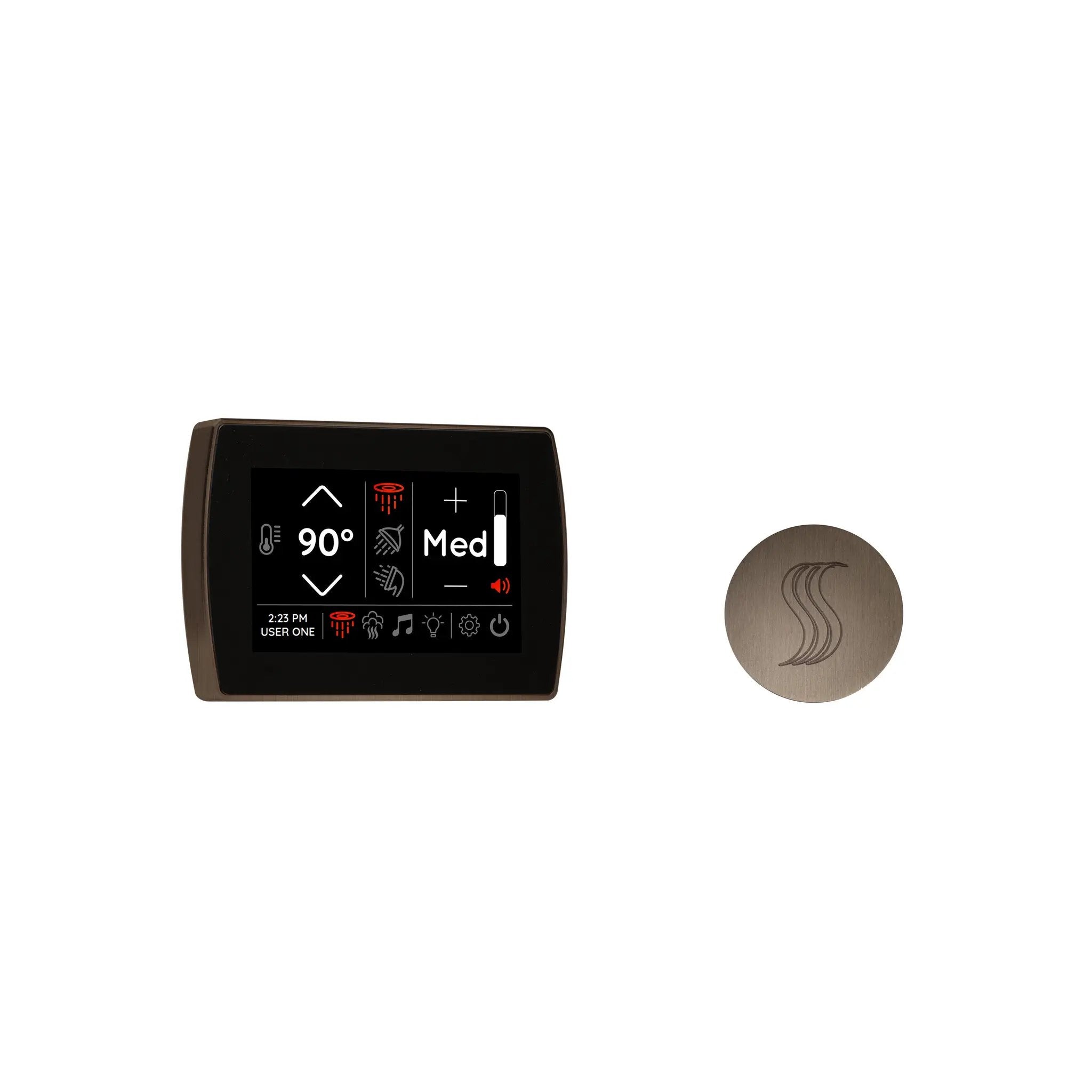 Thermasol Signatouch Control and Steam Head Kit Round by Thermasol