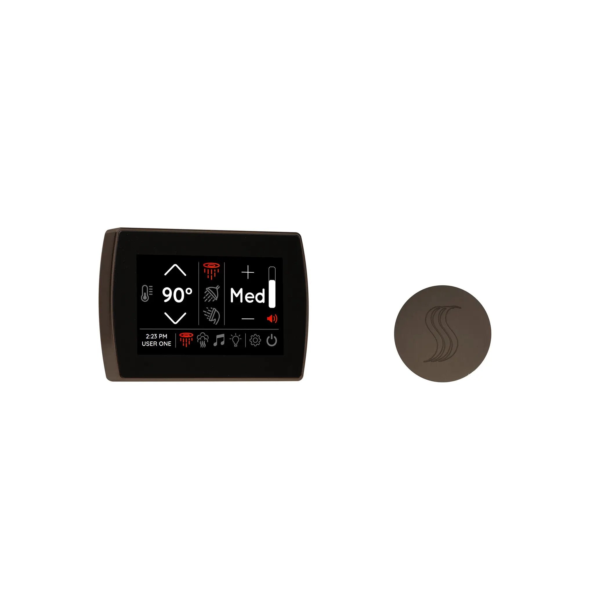 Thermasol Signatouch Control and Steam Head Kit Round by Thermasol