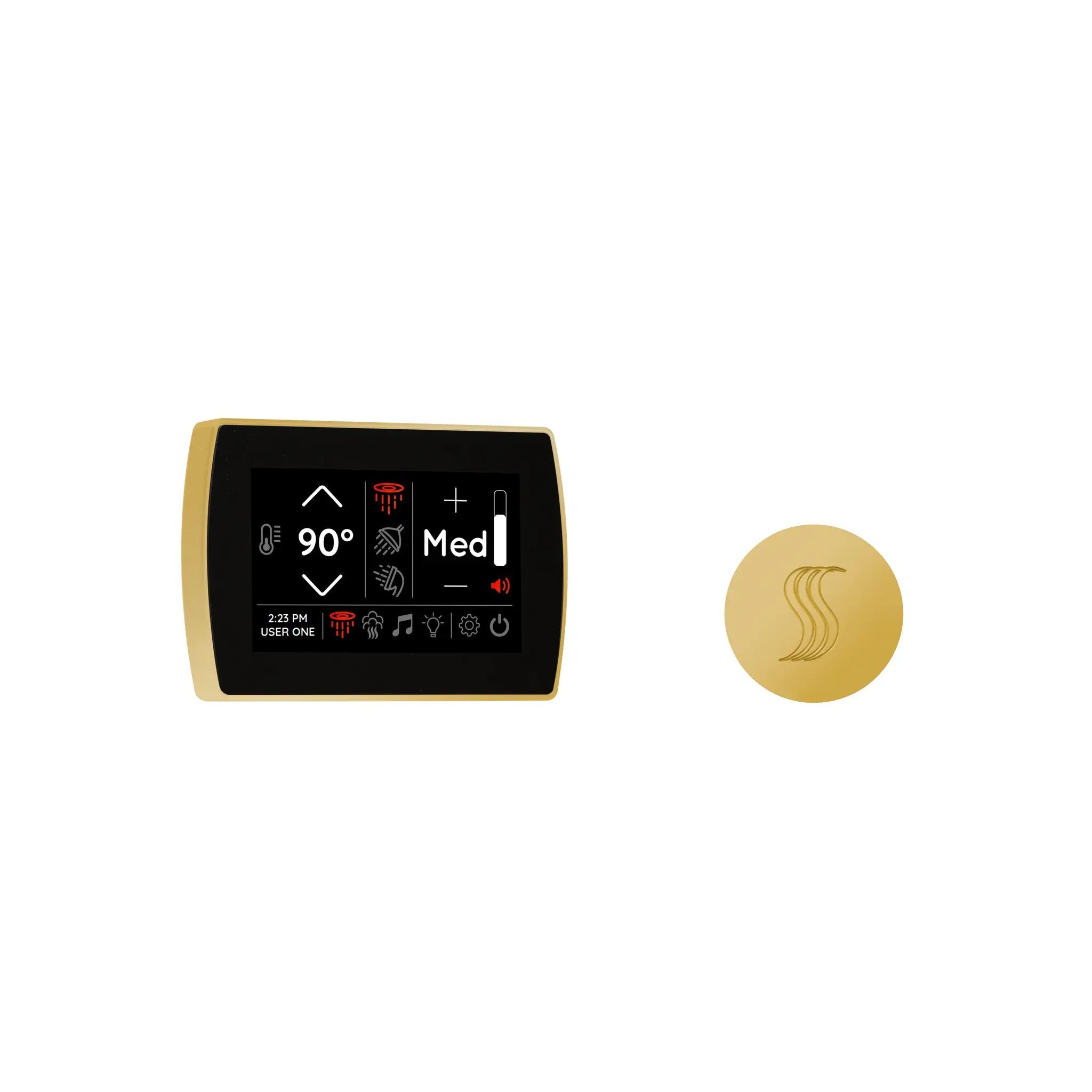 Thermasol Signatouch Control and Steam Head Kit Round by Thermasol