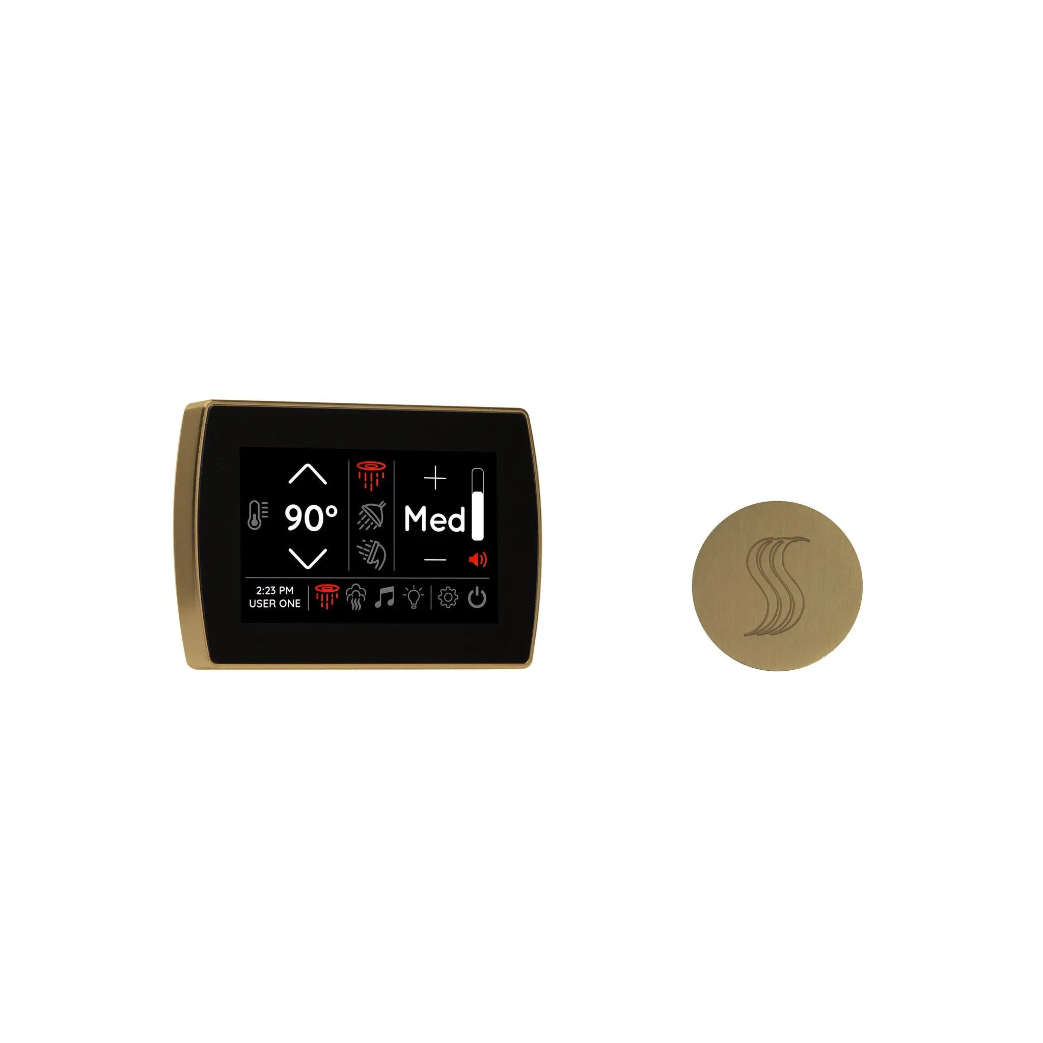 Thermasol Signatouch Control and Steam Head Kit Round by Thermasol