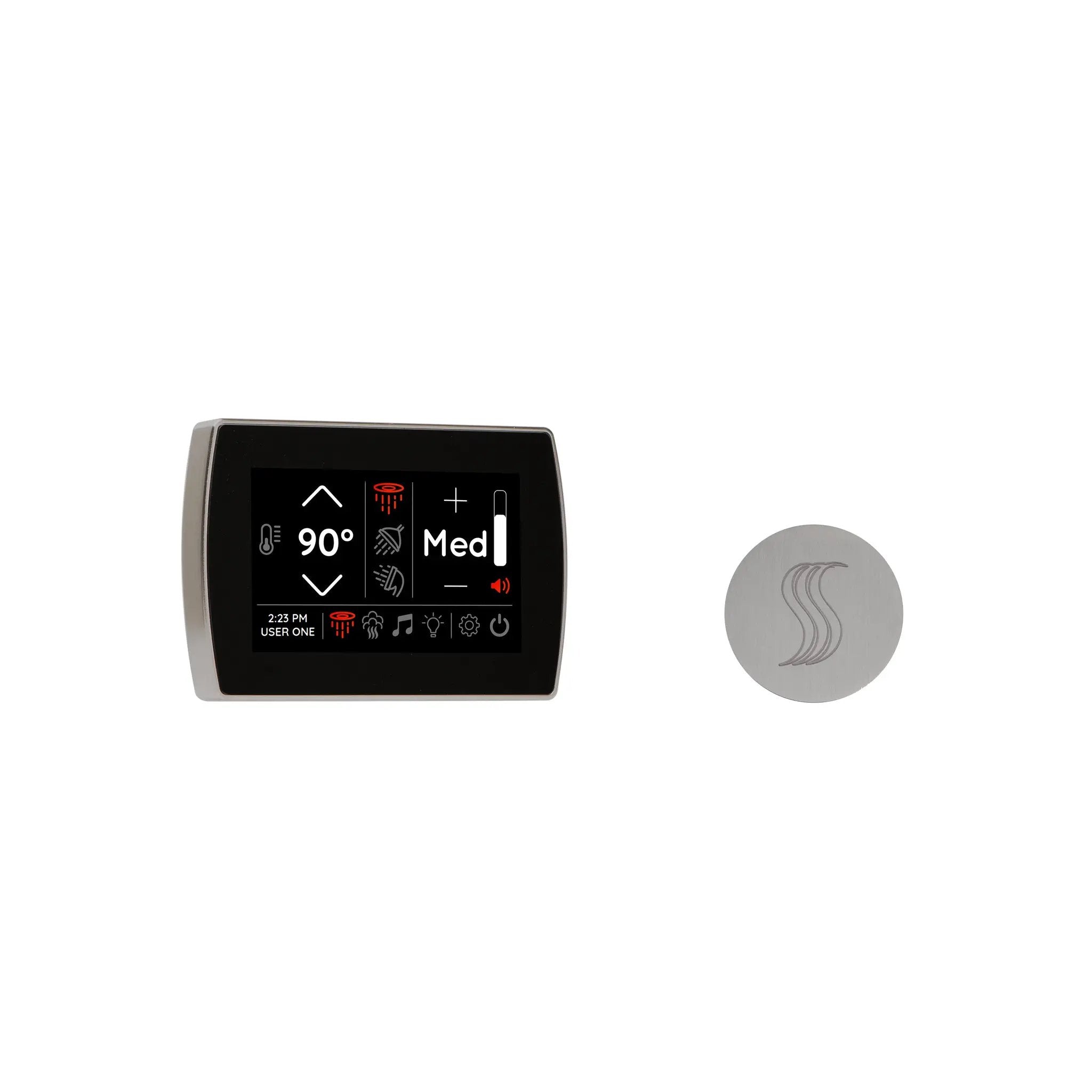 Thermasol Signatouch Control and Steam Head Kit Round by Thermasol