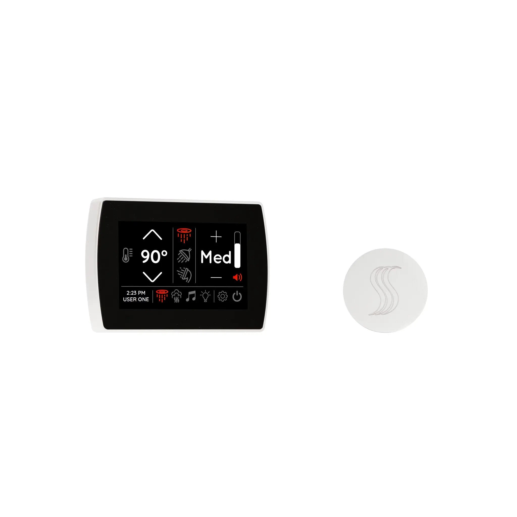 Thermasol Signatouch Control and Steam Head Kit Round by Thermasol