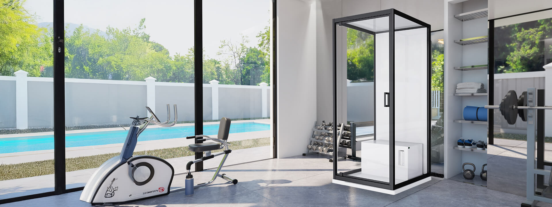 Mr Steam Steampod Indoor/Outdoor Freestanding Personal Steam Room