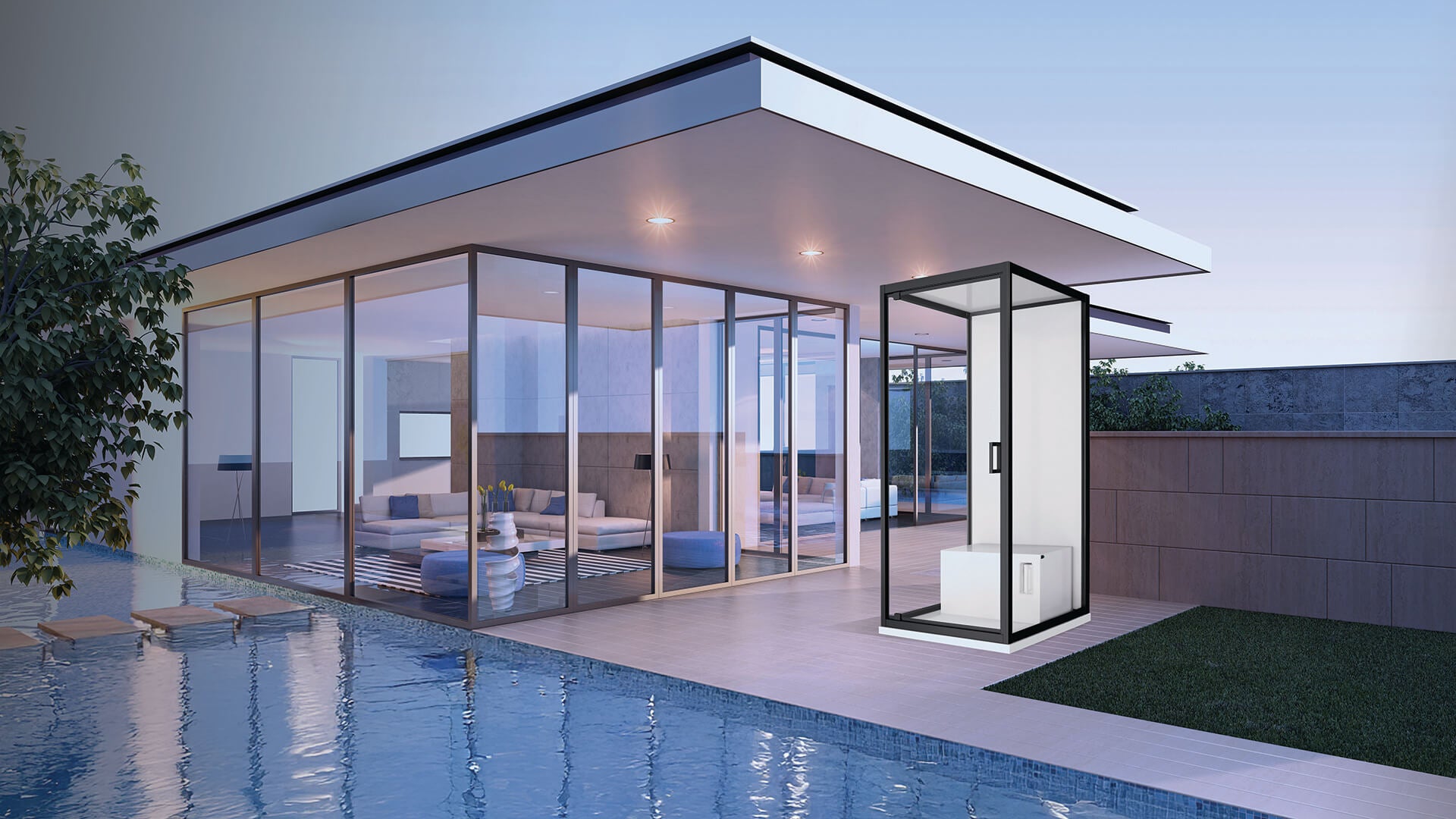 Mr Steam Steampod Indoor/Outdoor Freestanding Personal Steam Room