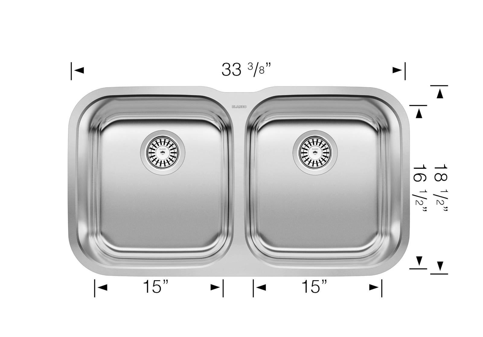 brushed stainless steel sink