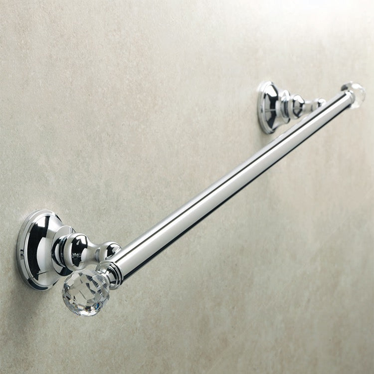 chrome towel bar