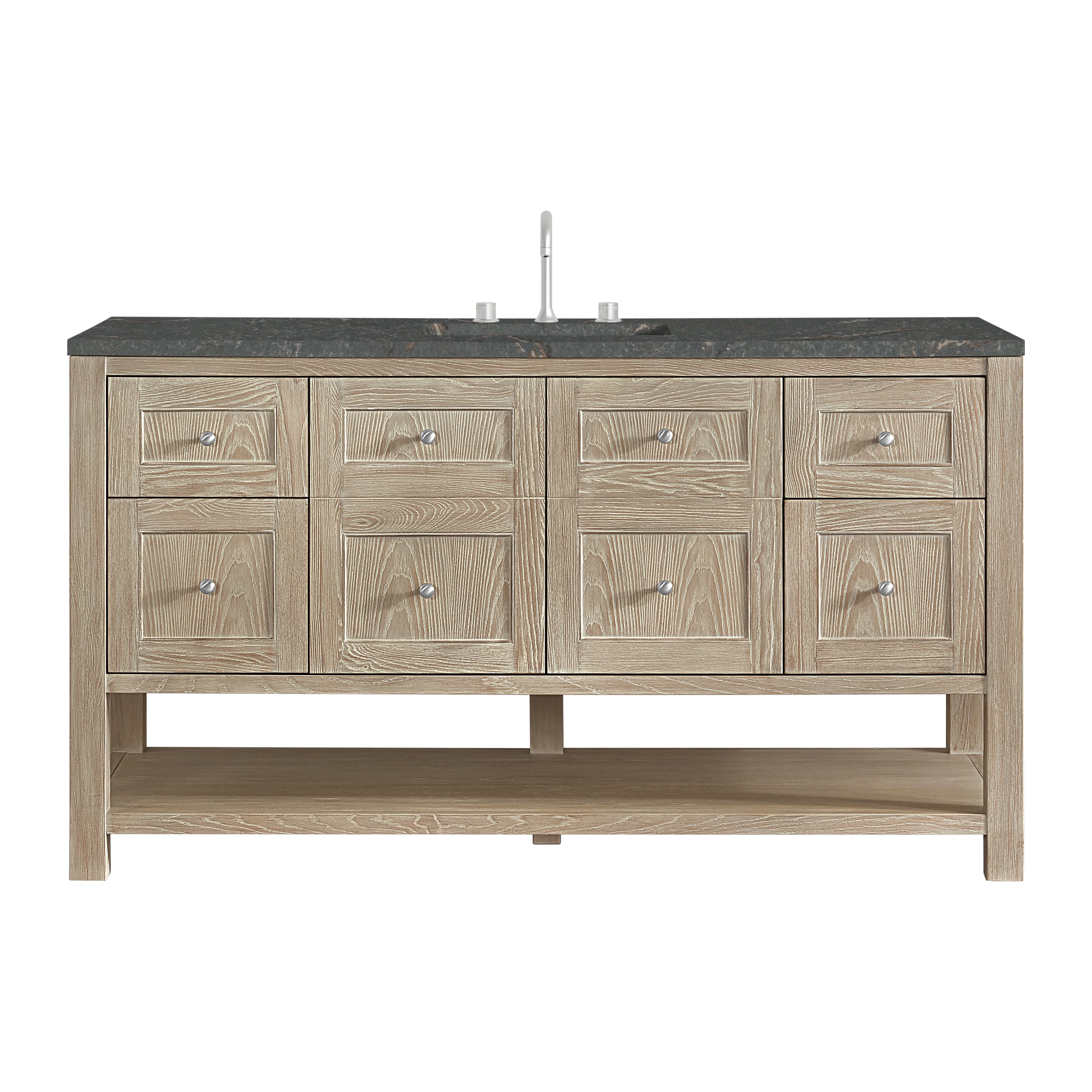 James Martin Vanities Breckenridge 60" Single Vanity - Whitewashed Oak