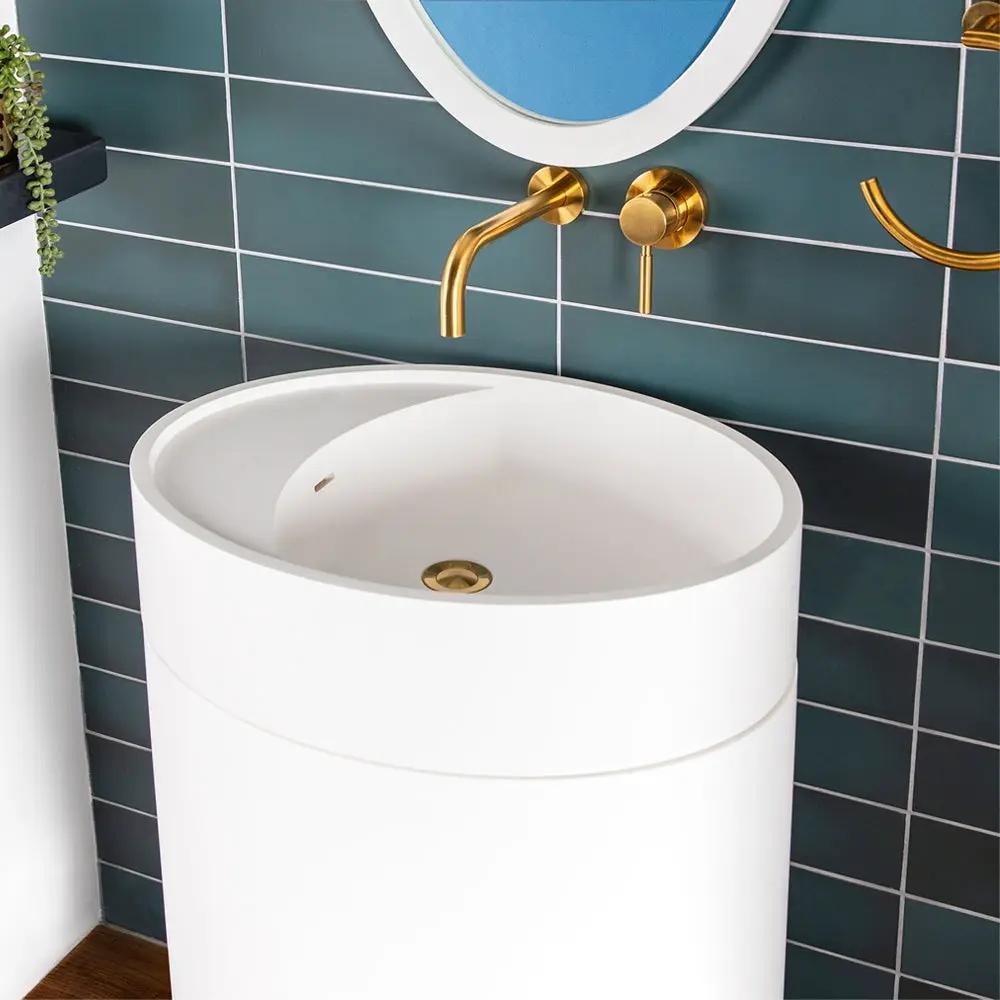gloss white sink