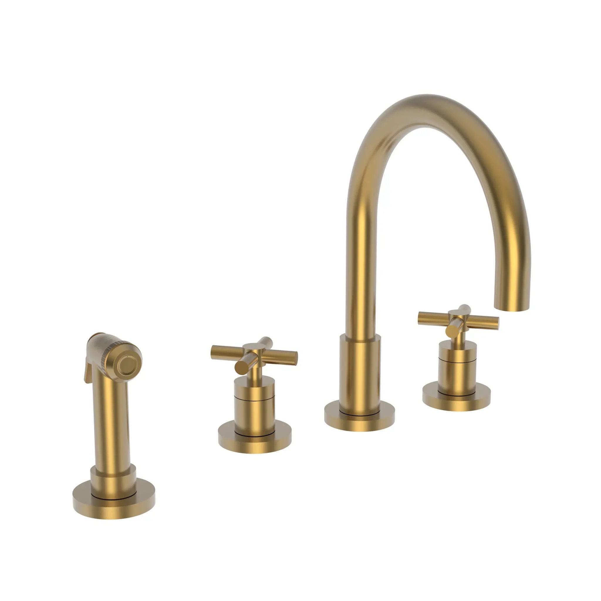 Newport Brass East Linear Kitchen Faucet with Side Spray by Newport Brass