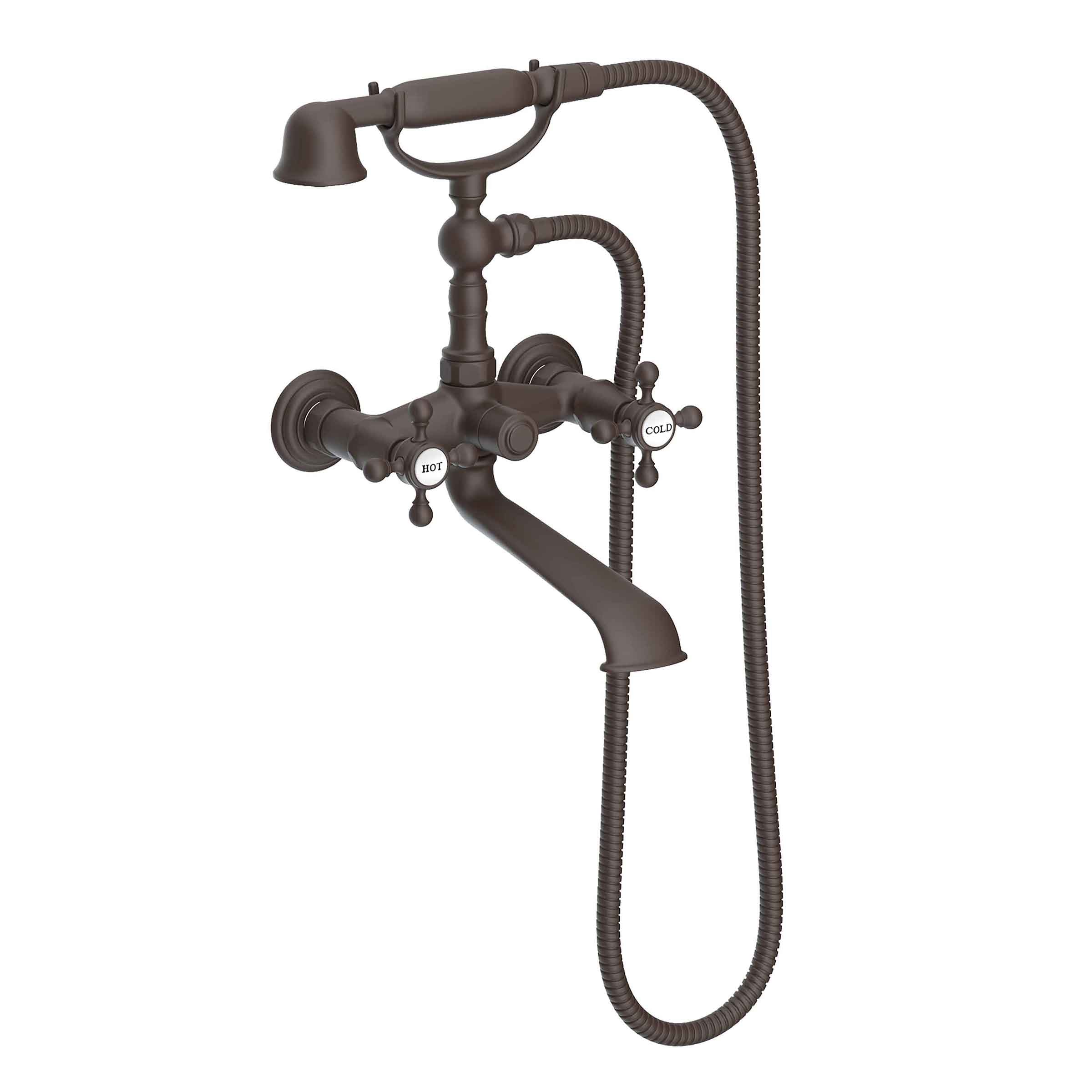 Newport Brass Chesterfield Exposed Tub & Hand Shower Set - Wall Mount