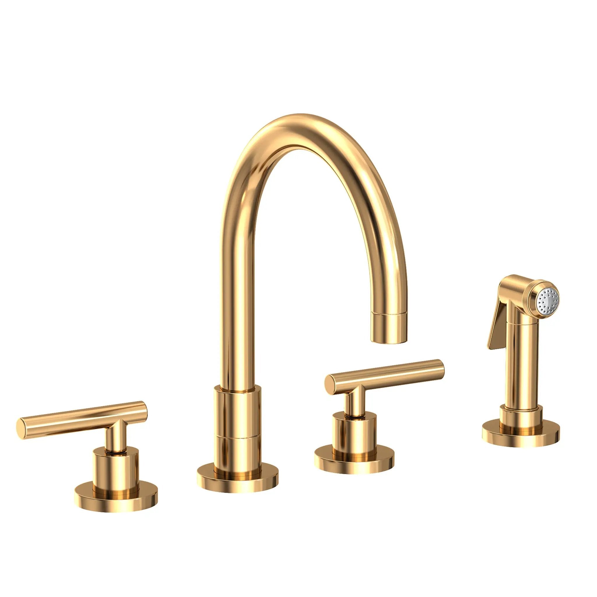 Newport Brass East Linear Kitchen Faucet with Side Spray by Newport Brass