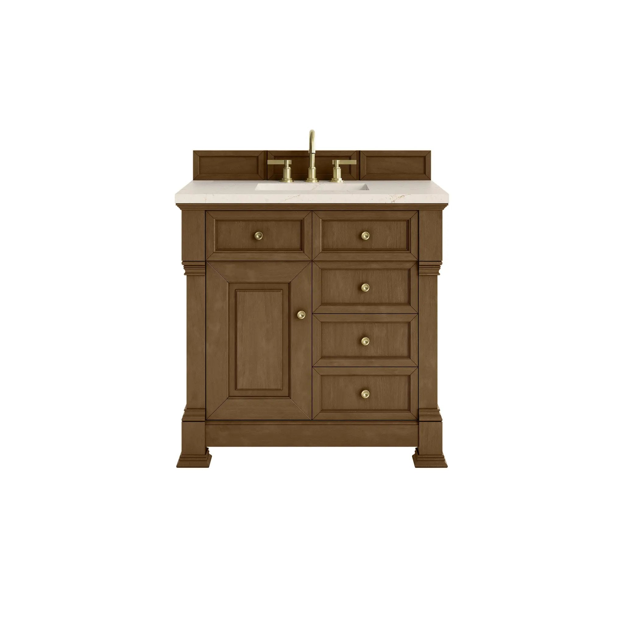 James Martin Brookfield 36" Single Vanity Set - Honey Oak by James Martin Vanities