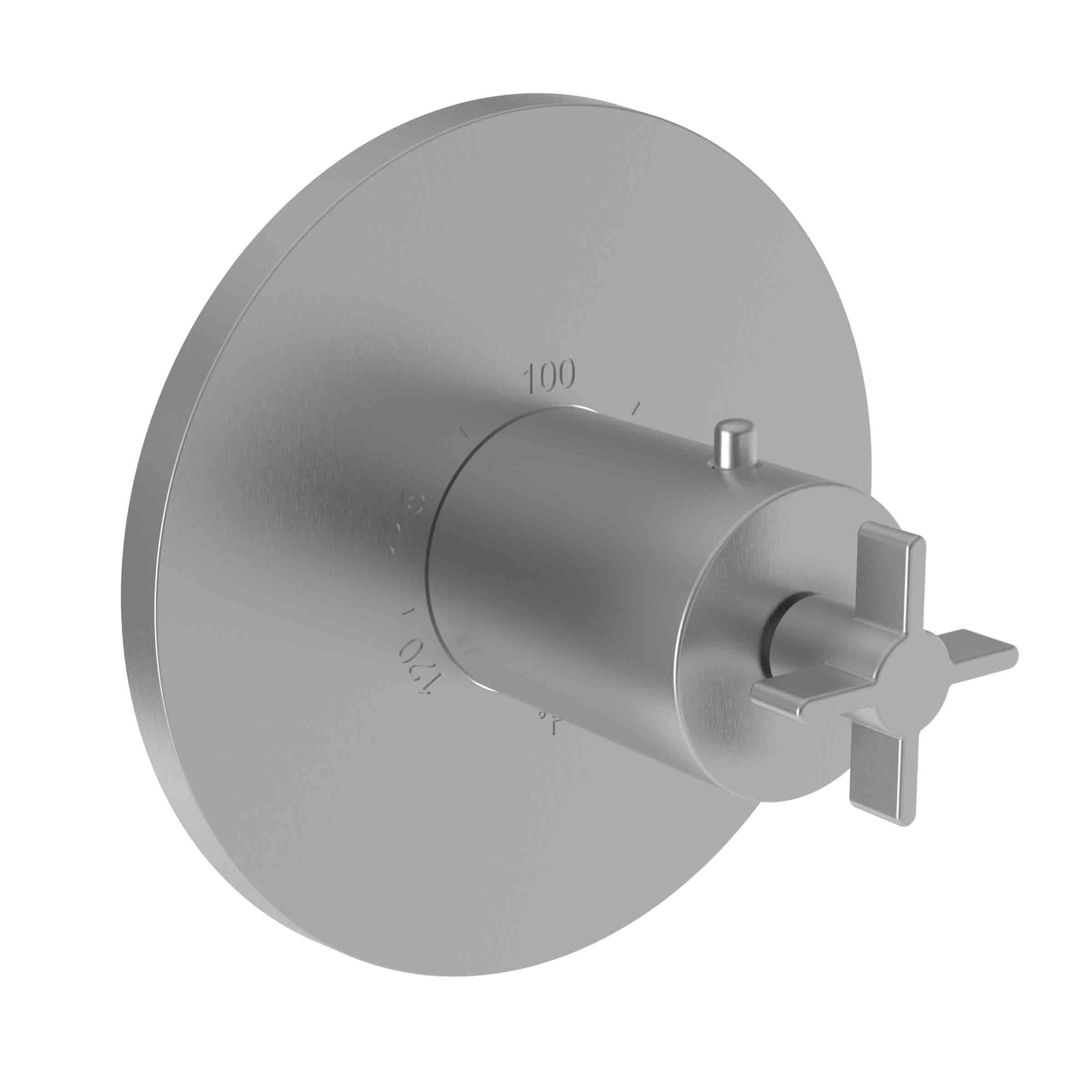 Newport Brass Tolmin 3/4" Round Thermostatic Trim Plate with Handle