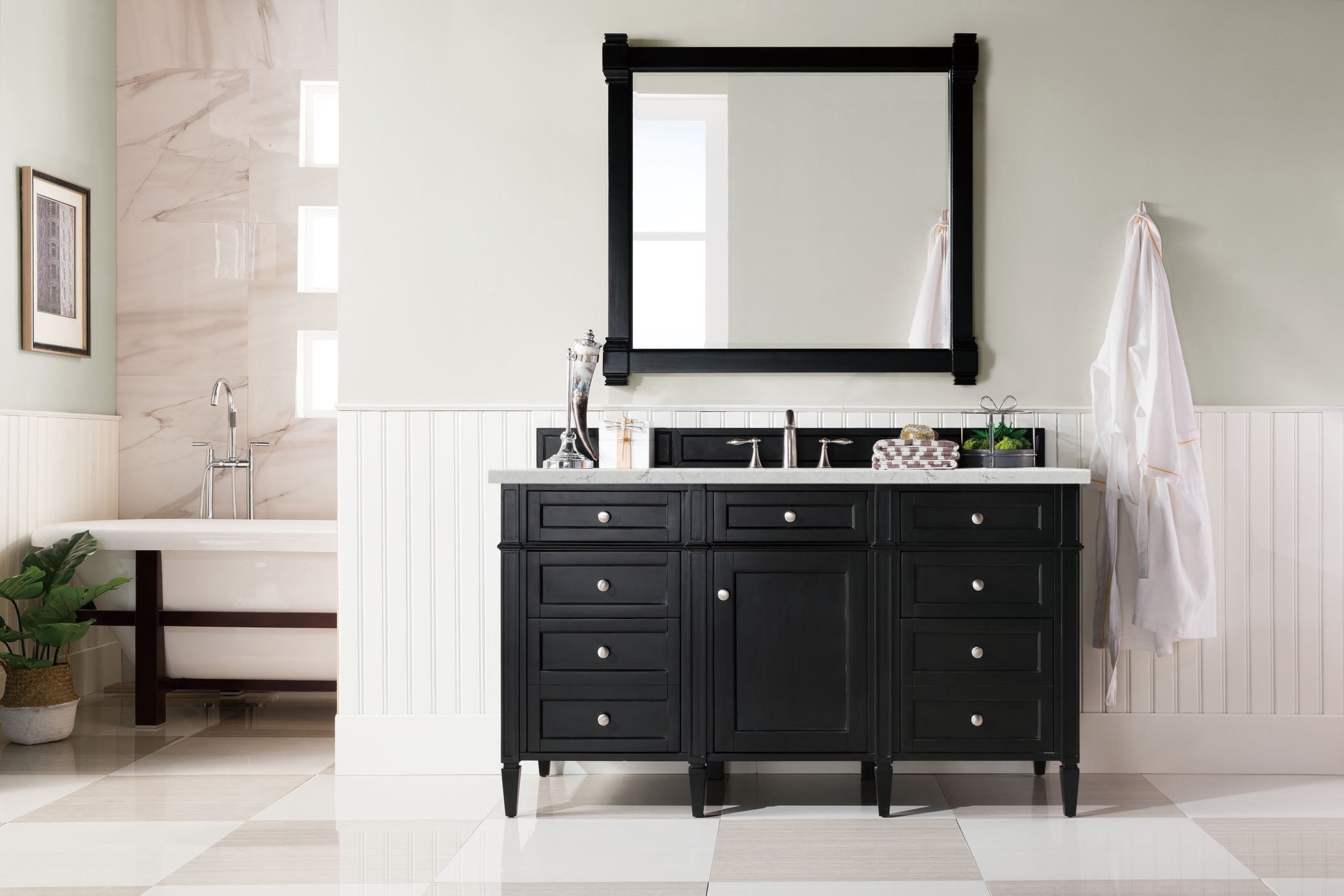 black onyx vanity
