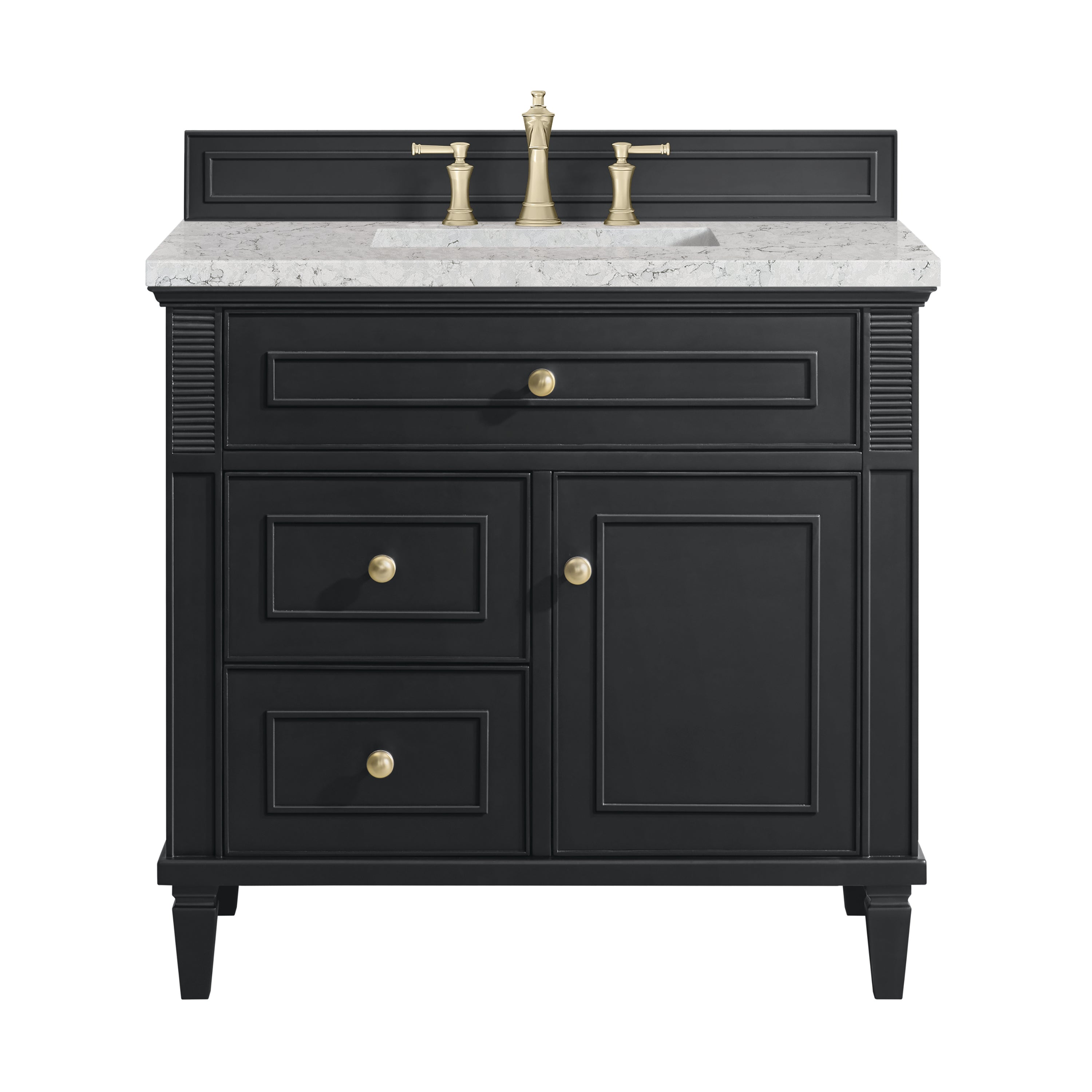 James Martin Vanities Lorelai 36" Single Vanity - Black Onyx
