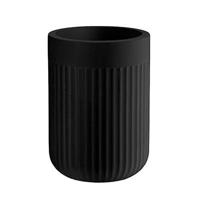 black tumbler