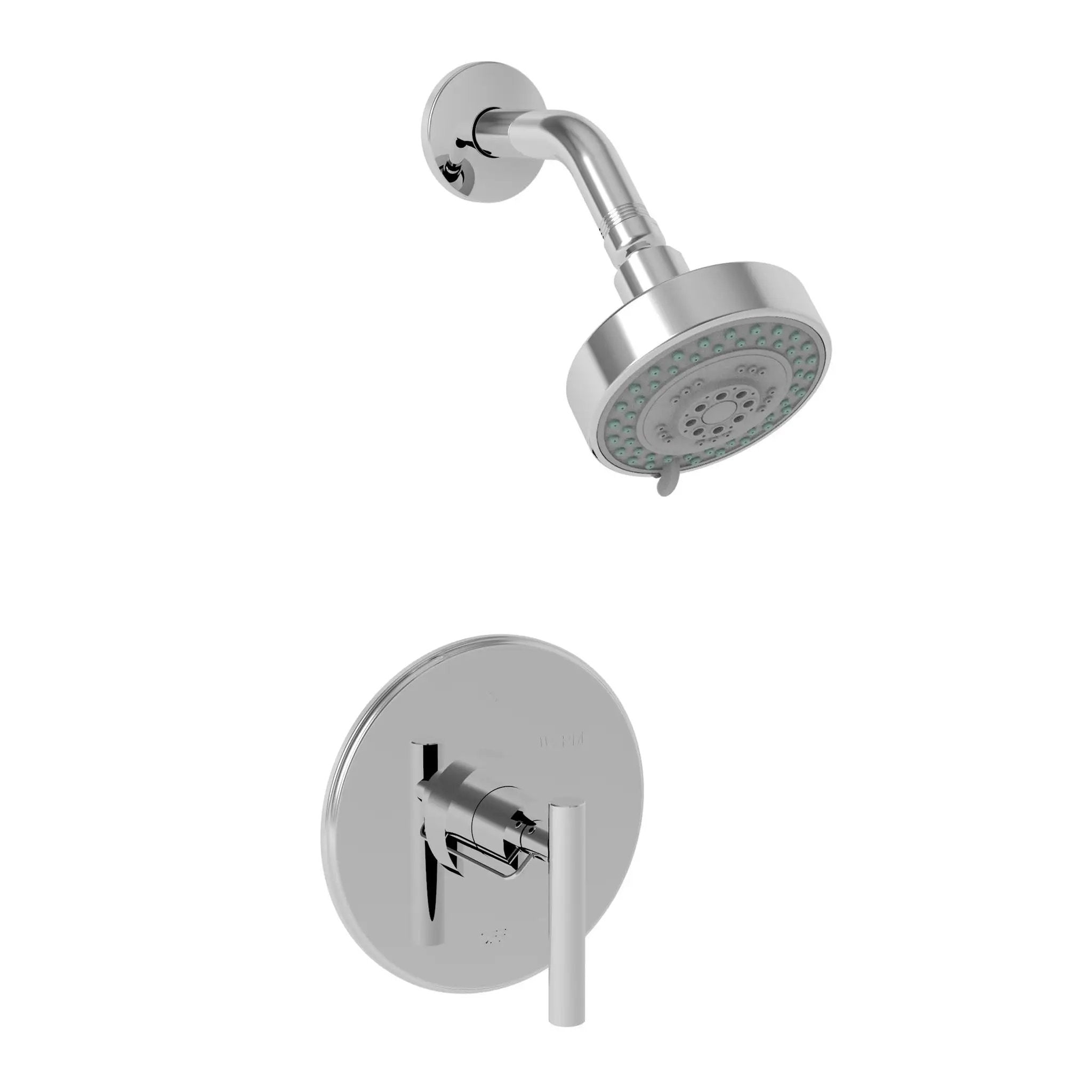 polished chrome shower trim set