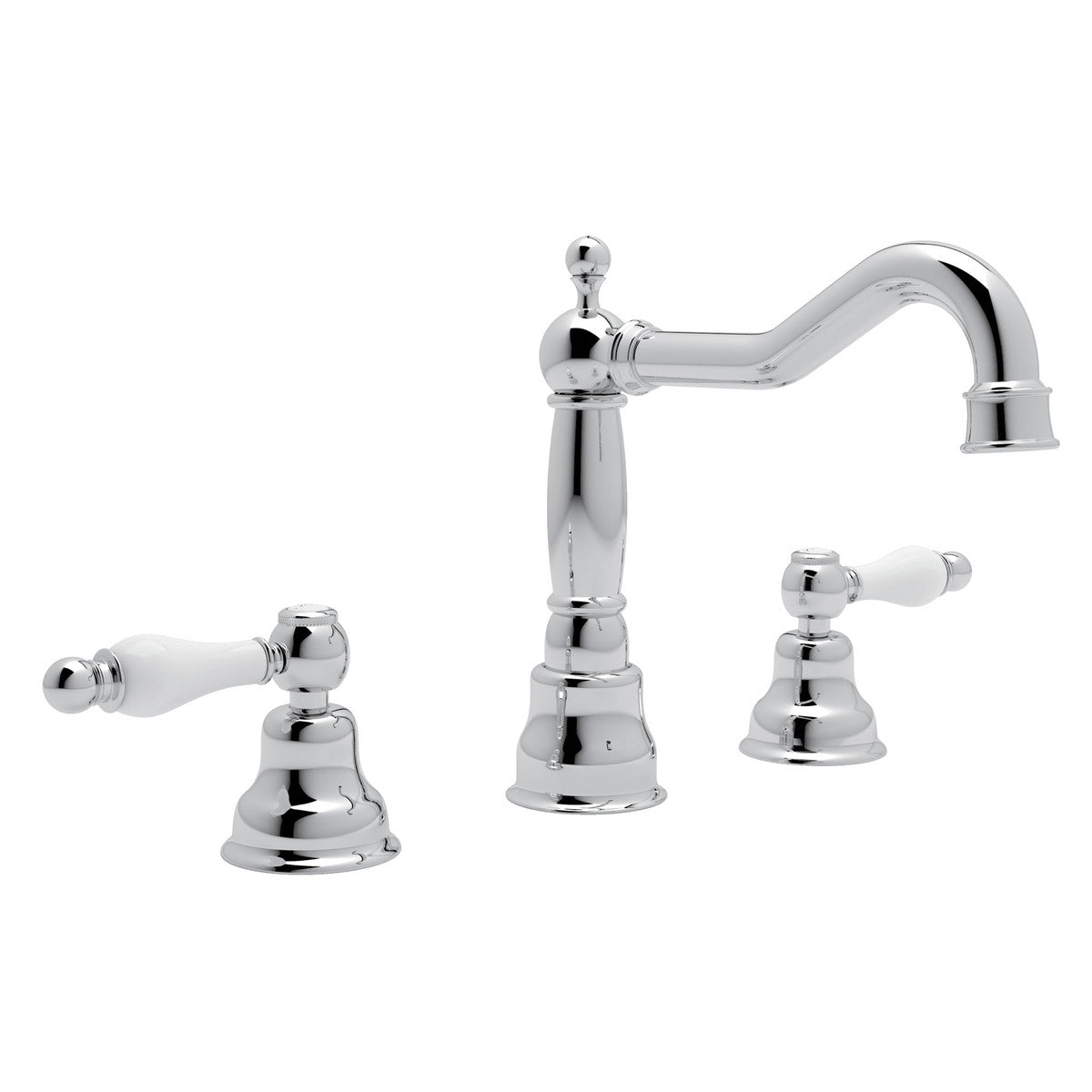 polished chrome bathroom faucet