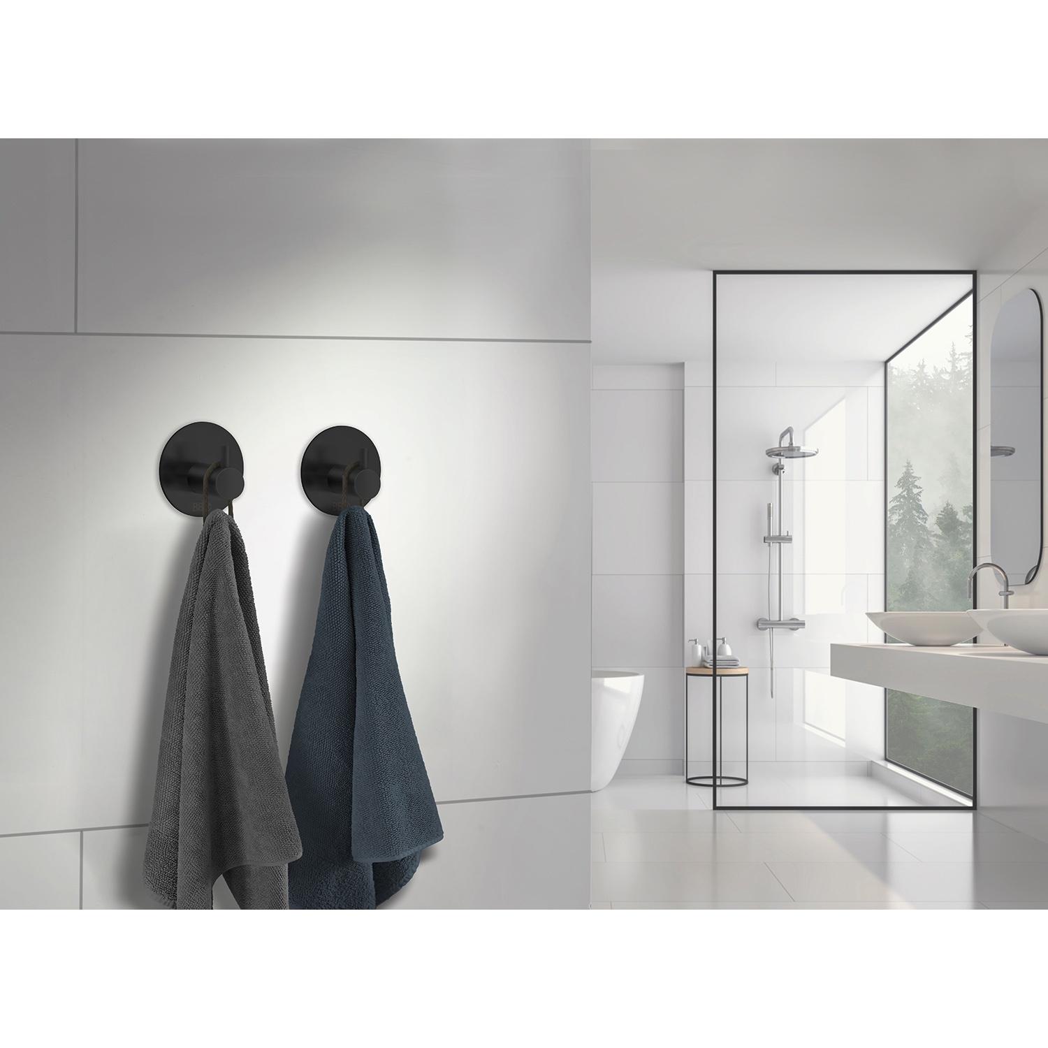 brushed stainless steel single hook