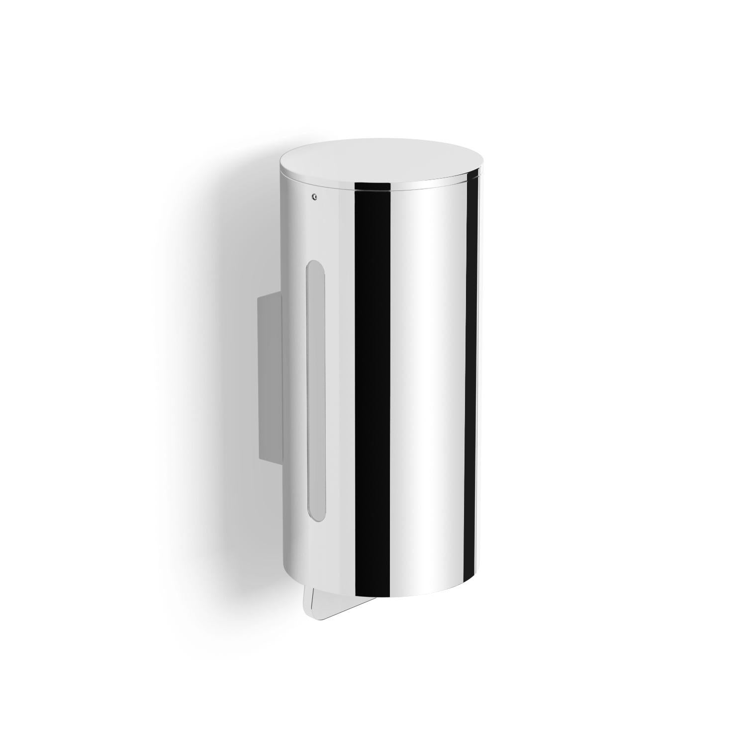 polished chrome soap dispenser