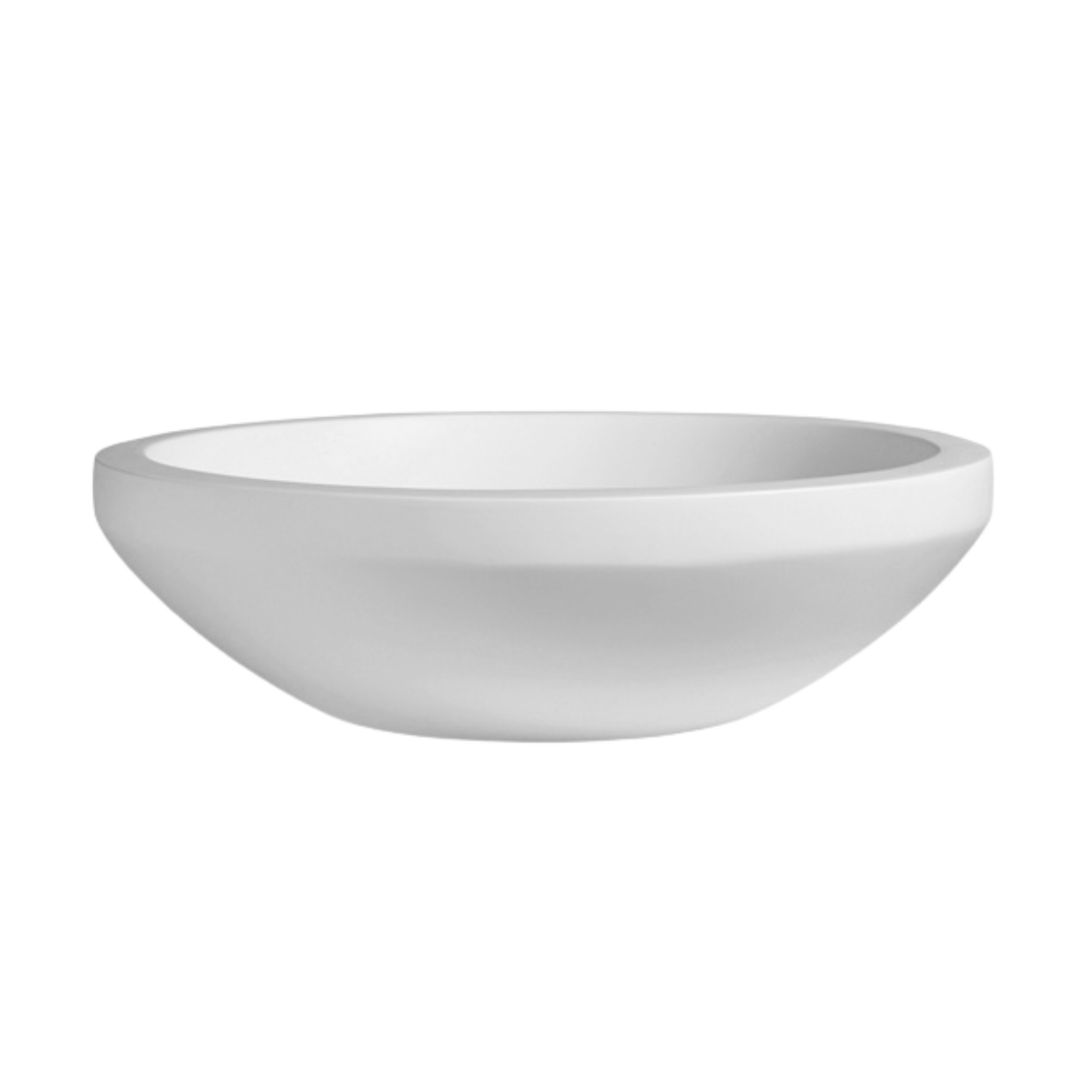 white vessel sink