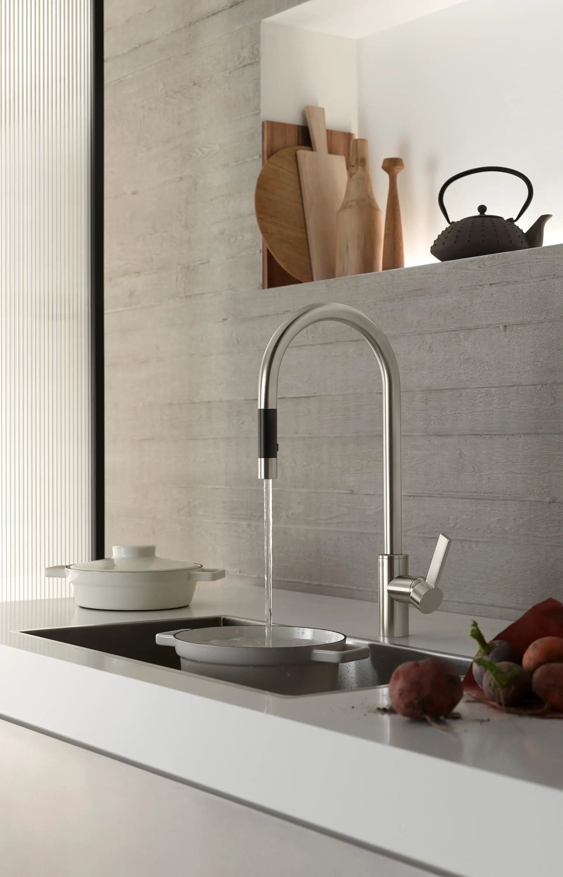 Dornbracht TARA ULTRA Single-Lever Mixer Pull-Down with Spray Function by Dornbracht