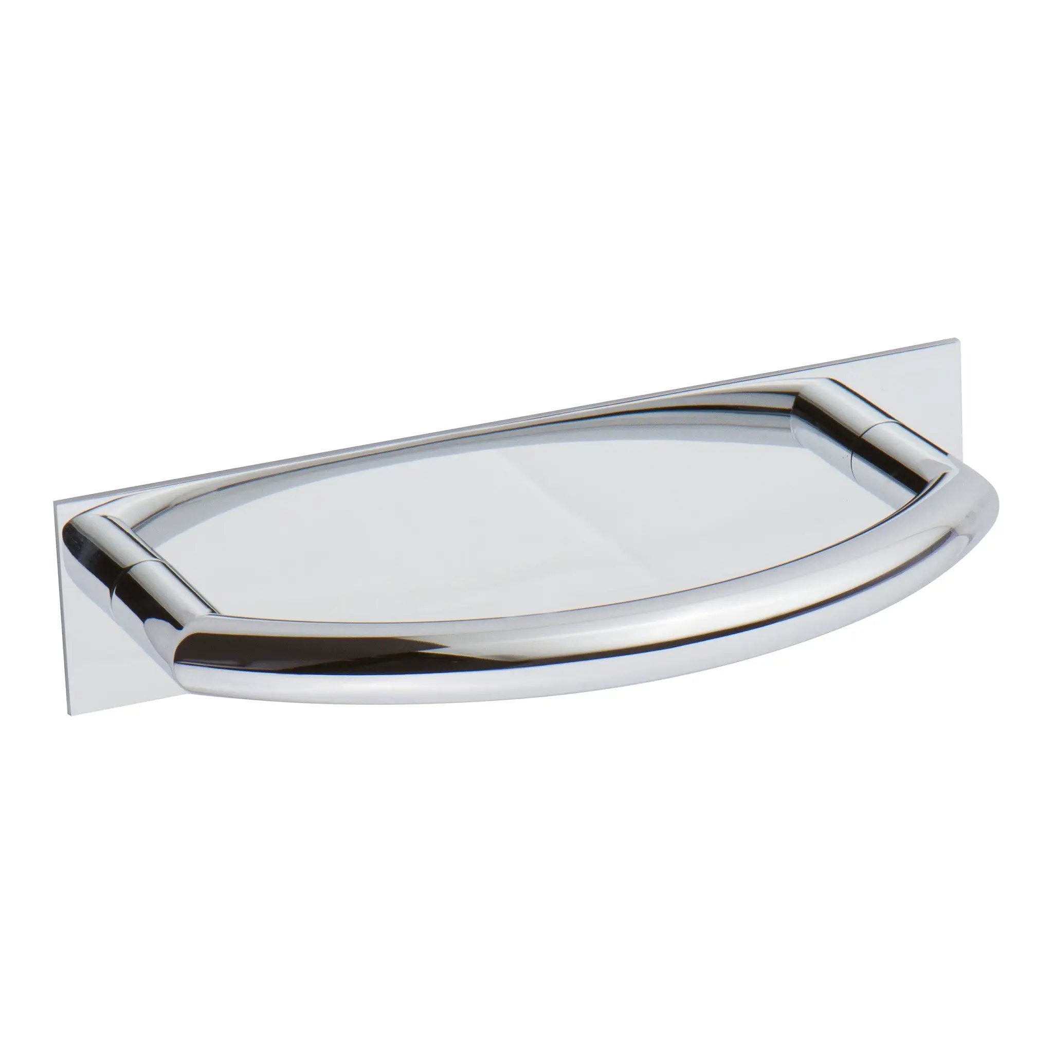 polished chrome towel ring