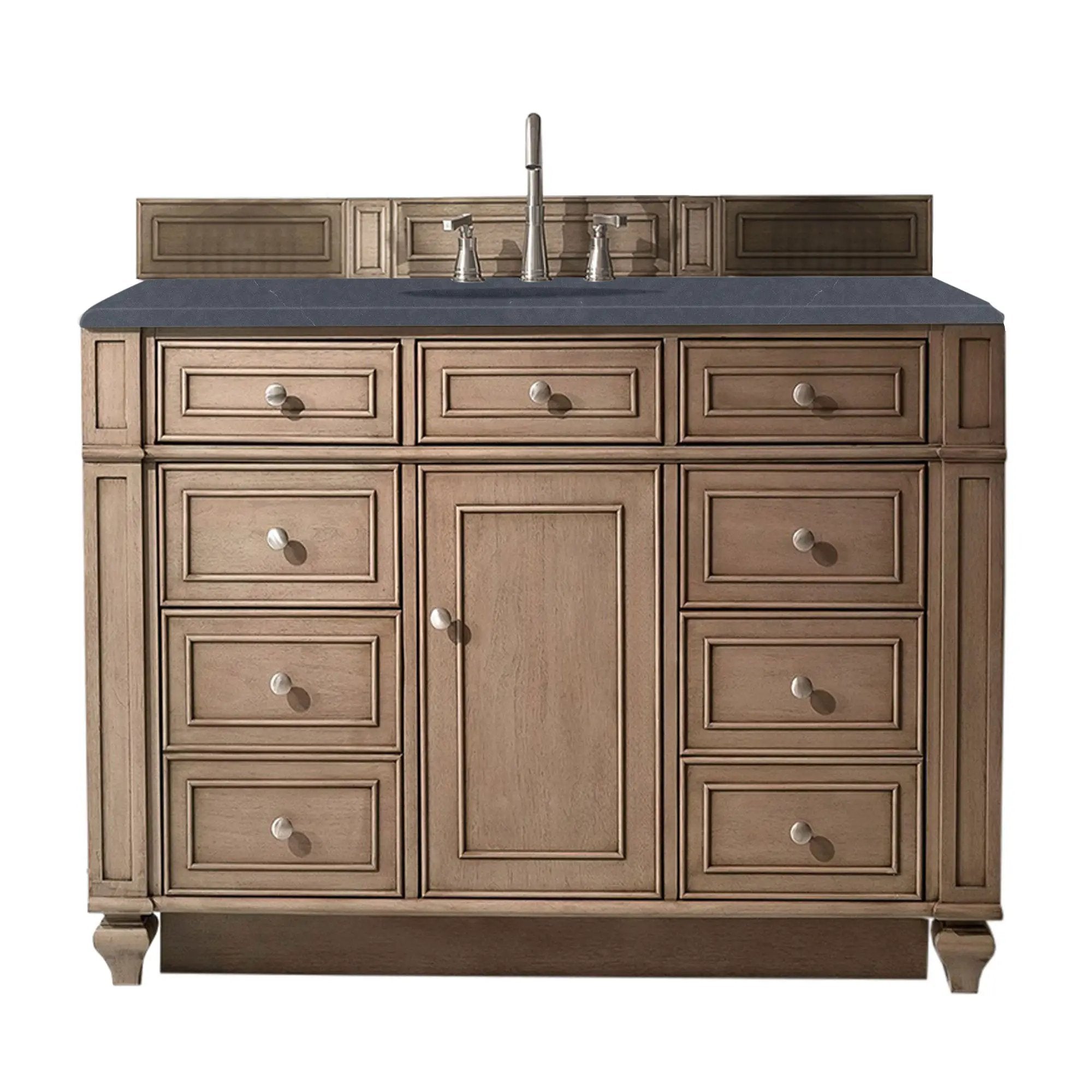 James Martin Bristol 48" Single Vanity Set - Whitewashed Walnut by James Martin Vanities