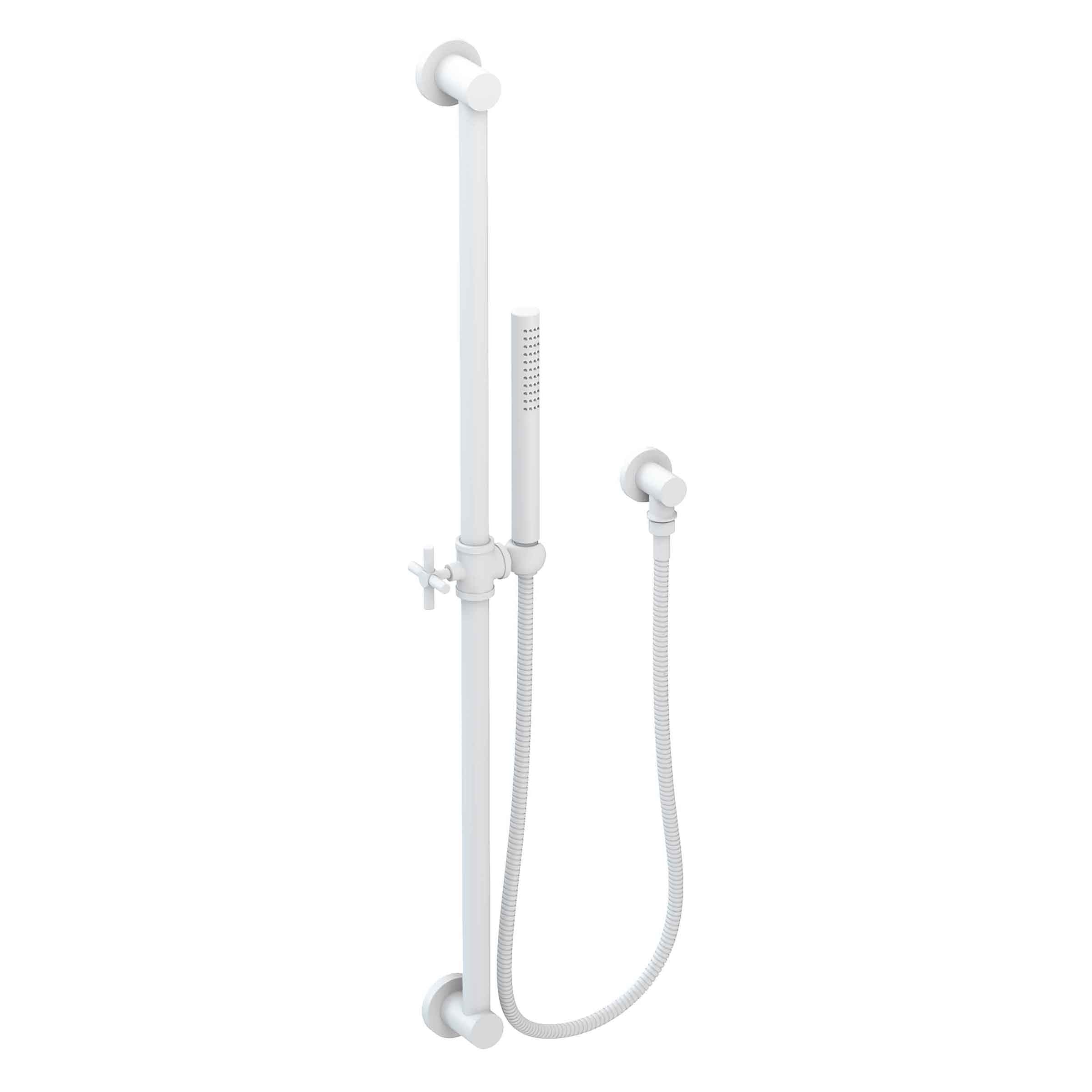 Newport Brass Tub & Shower Slide Bar with Single Function Hand Shower Set