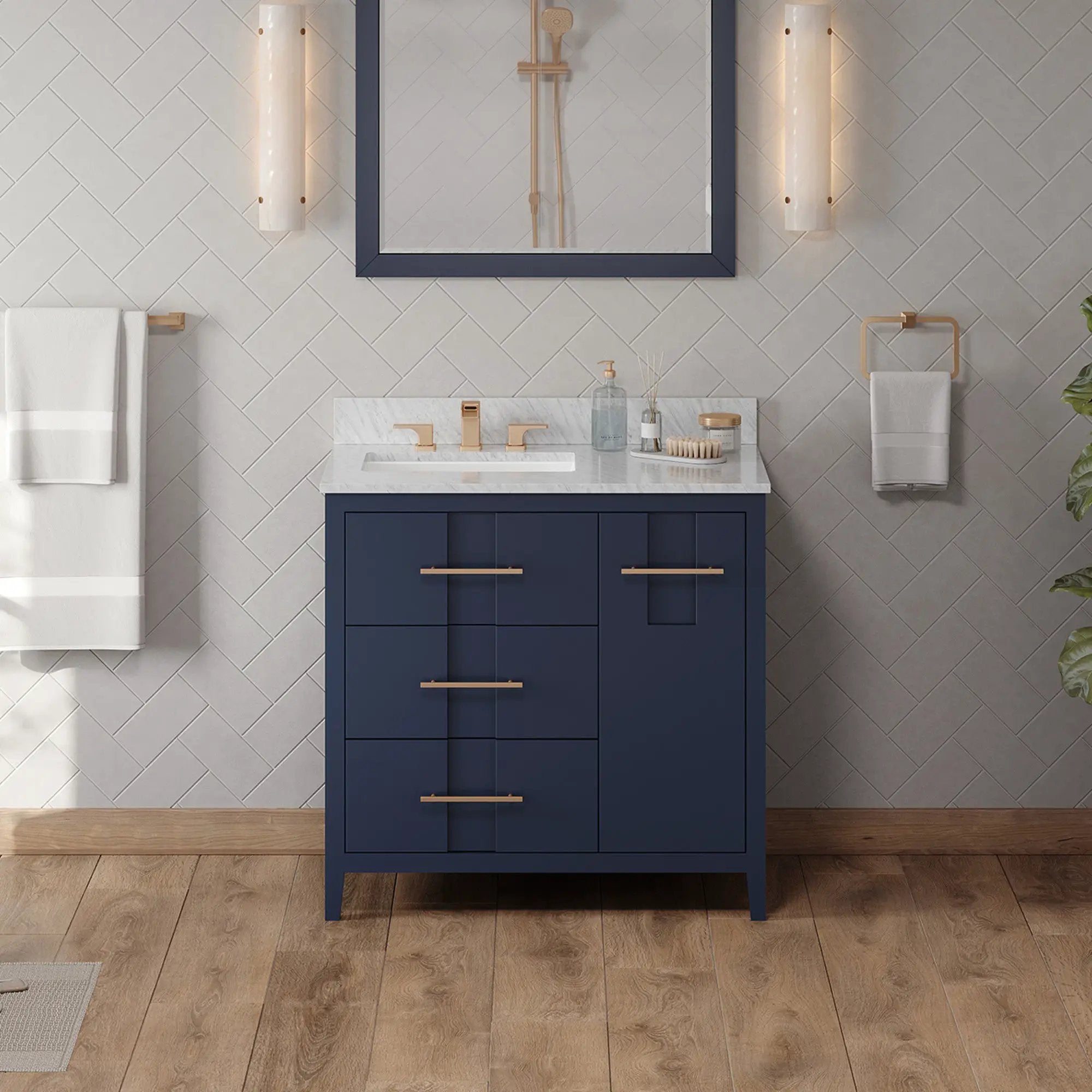 Jeffrey Alexander 36" Katara Vanity Set by Jeffrey Alexander