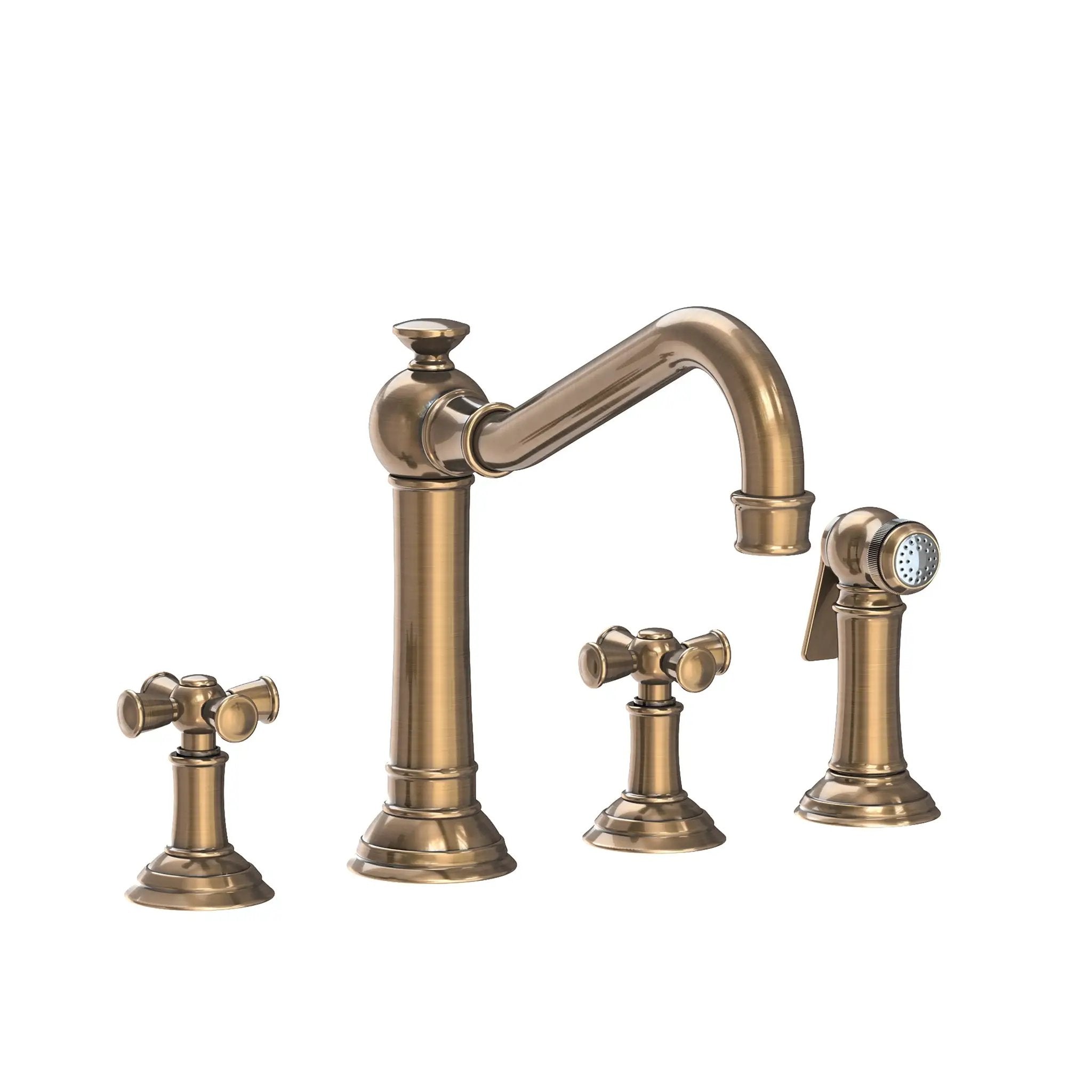 Newport Brass Jacobean Kitchen Faucet with Side Spray by Newport Brass