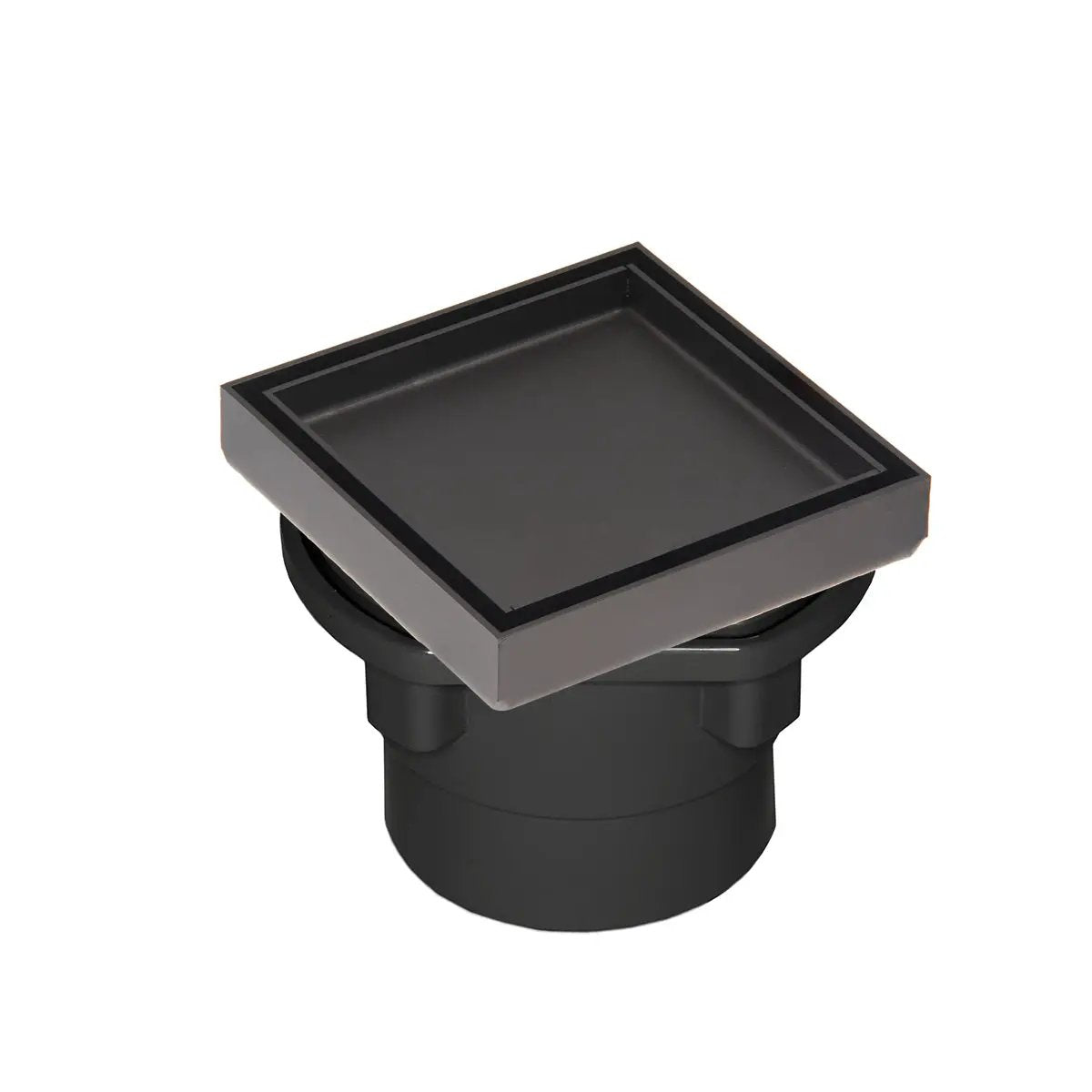 Infinity Drain 4 x 4 Tile Drain Strainer with ABS Drain Body, 2" Outlet by Infinity Drain