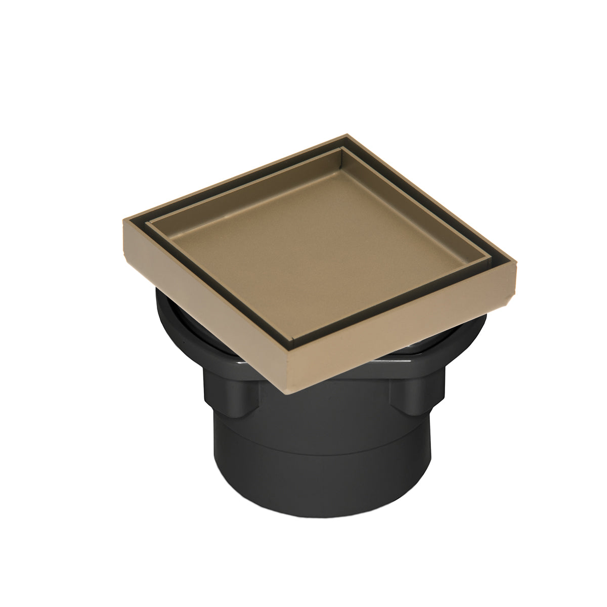 Infinity Drain 4 x 4 Tile Drain Strainer with ABS Drain Body, 2" Outlet by Infinity Drain