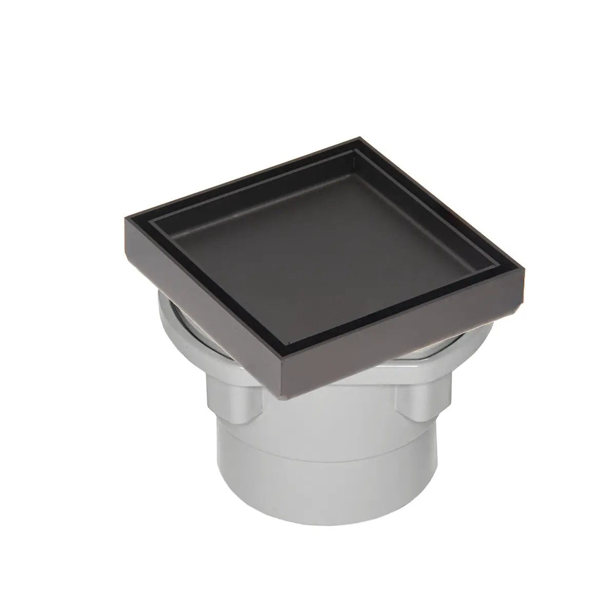 Infinity Drain 4 x 4 Tile Drain Strainer with PVC Drain Body, 2" Outlet by Infinity Drain