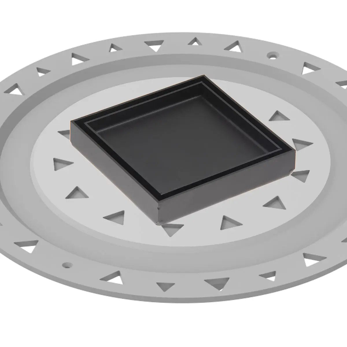 matte black drain