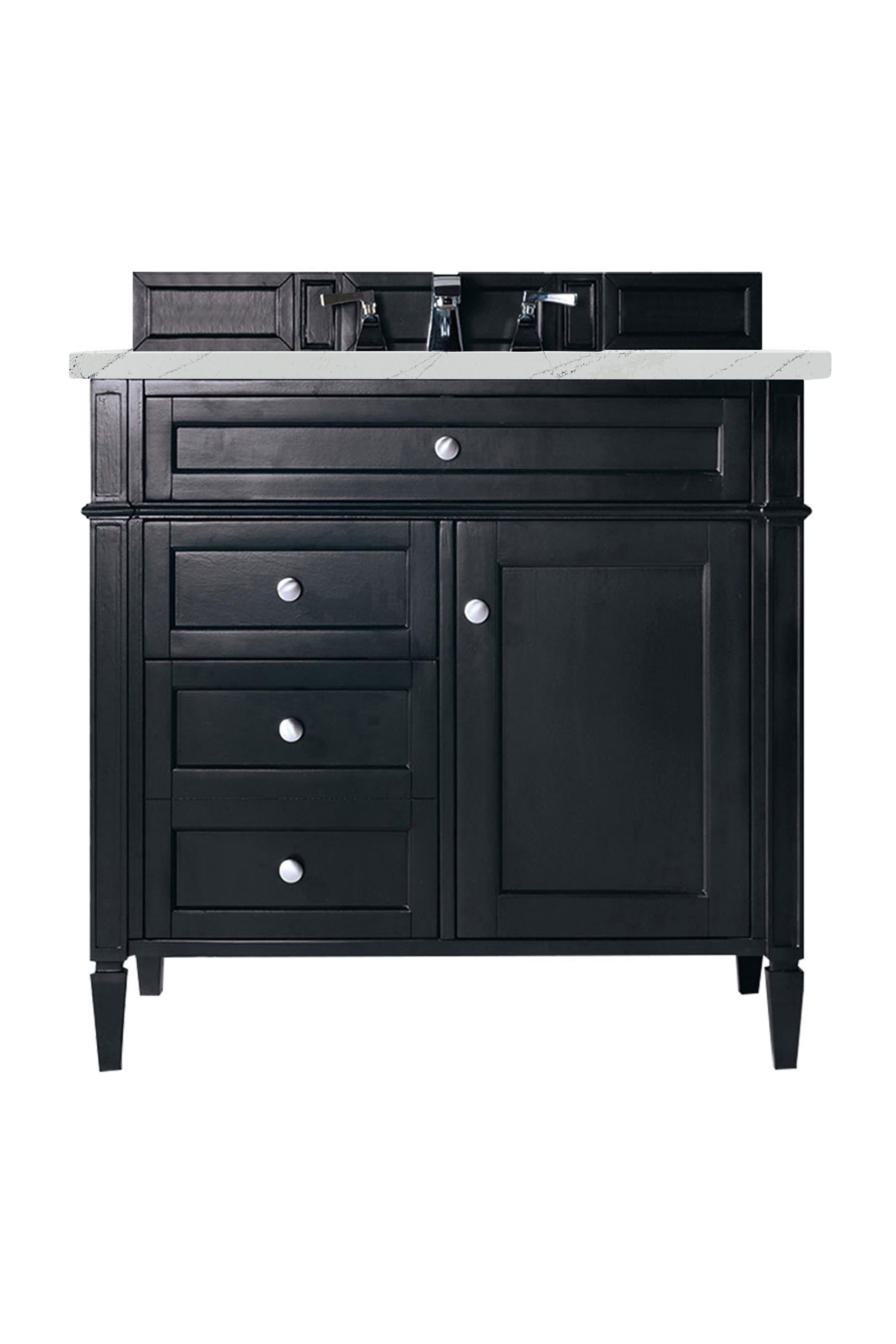 James Martin Vanities Brittany 36" Single Vanity - Black Onyx