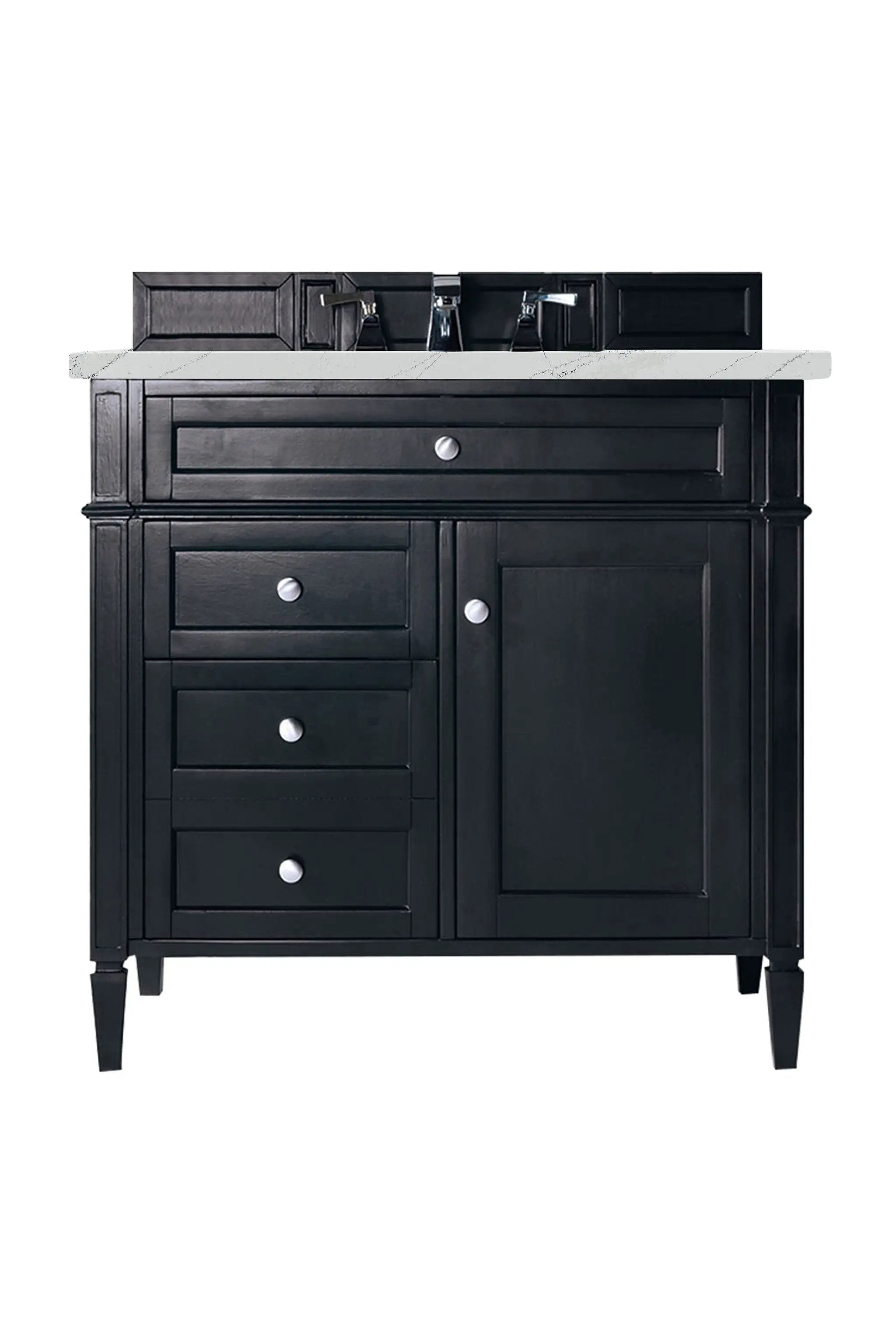 James Martin Brittany 36" Single Vanity Set - Black Onyx by James Martin Vanities