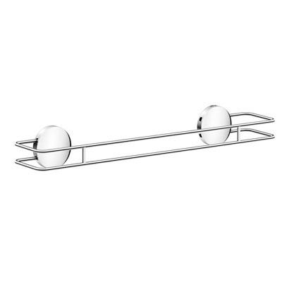 polished chrome towel rail