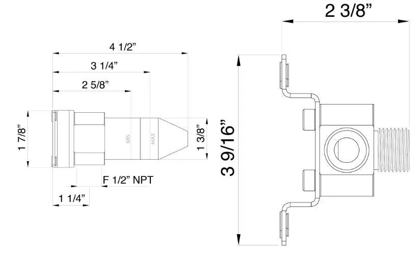 The Galley Ideal Pot Filler Tap Required Rough in by The Galley