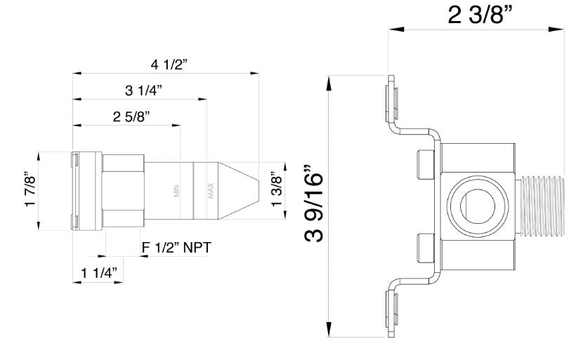 The Galley Ideal Pot Filler Tap Required Rough in