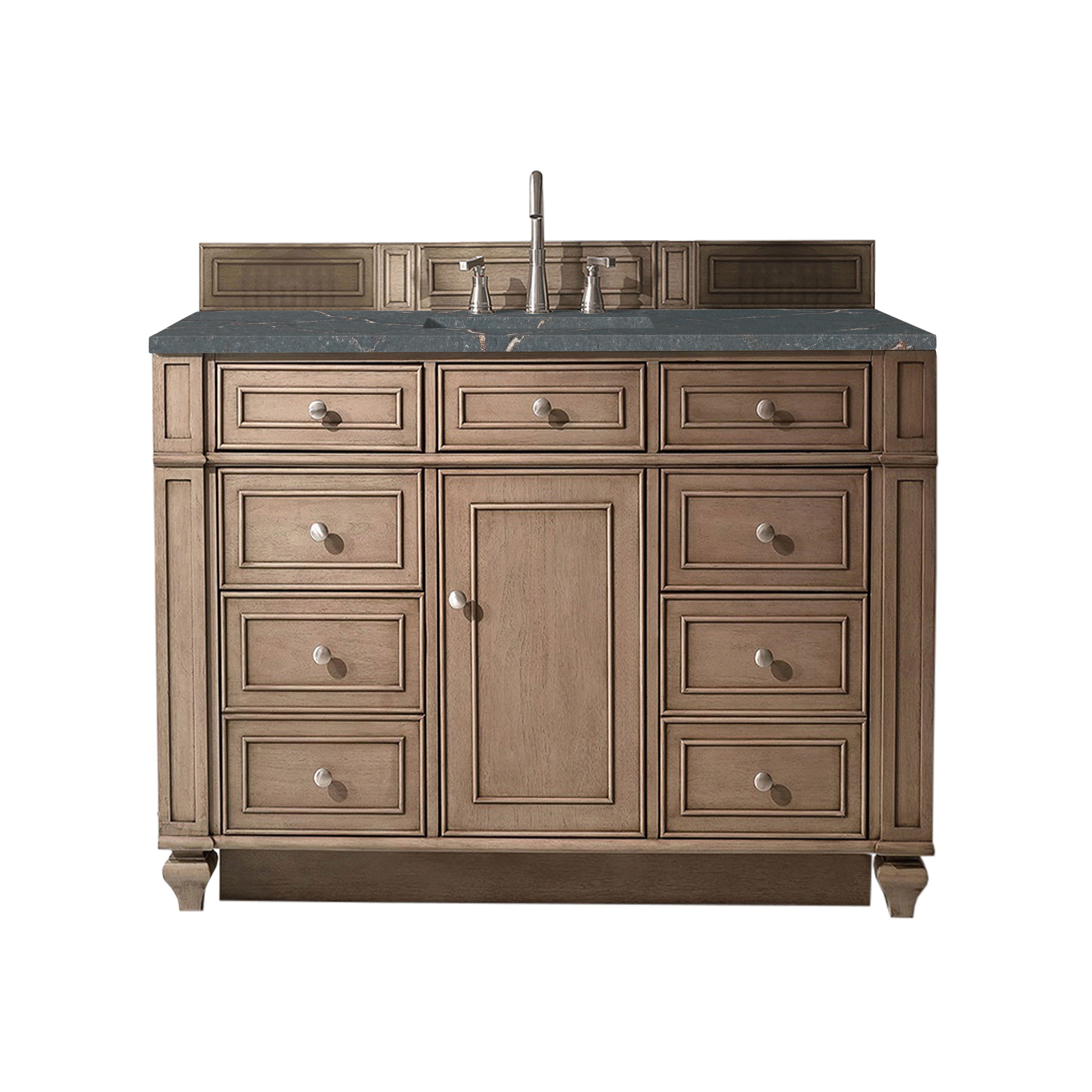 James Martin Vanities Bristol 48" Single Vanity - Whitewashed Walnut