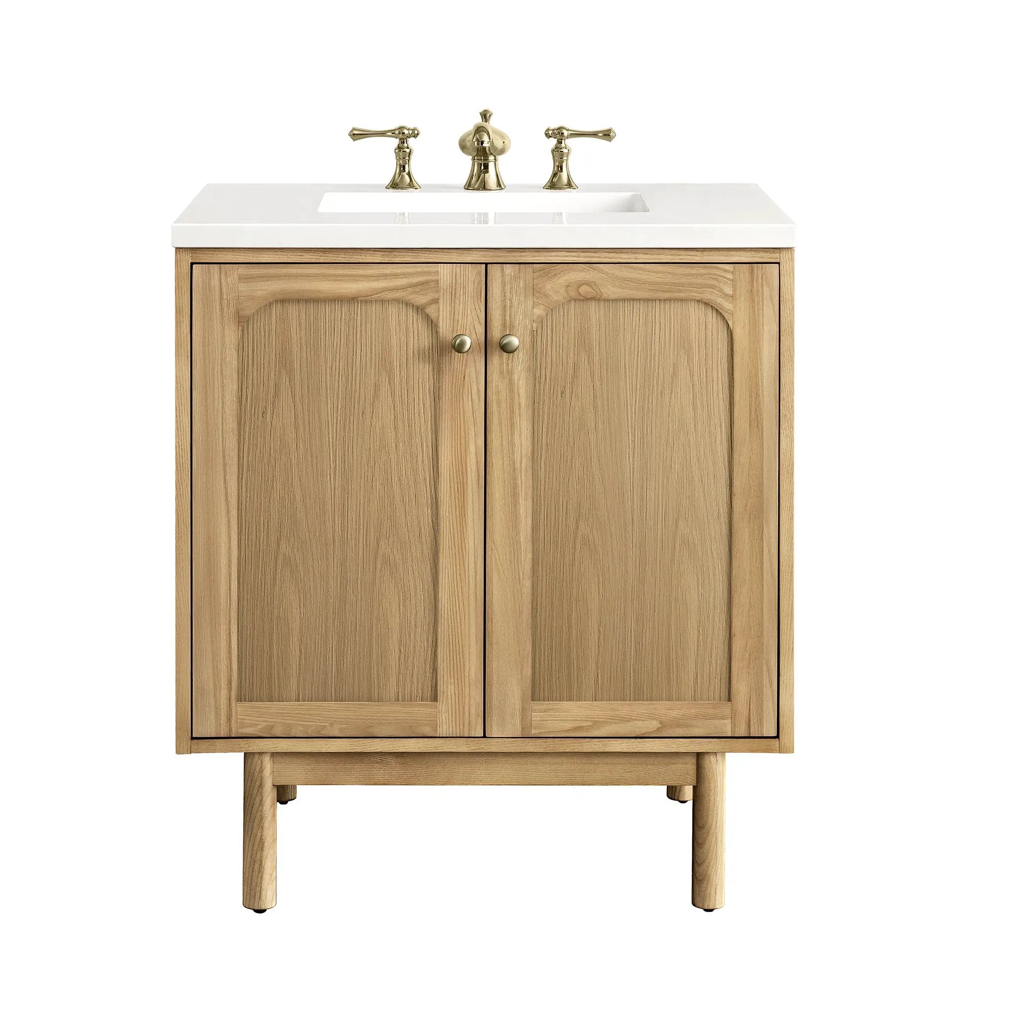James Martin Laurent 30" Single Vanity Set - Light Natural Oak by James Martin Vanities