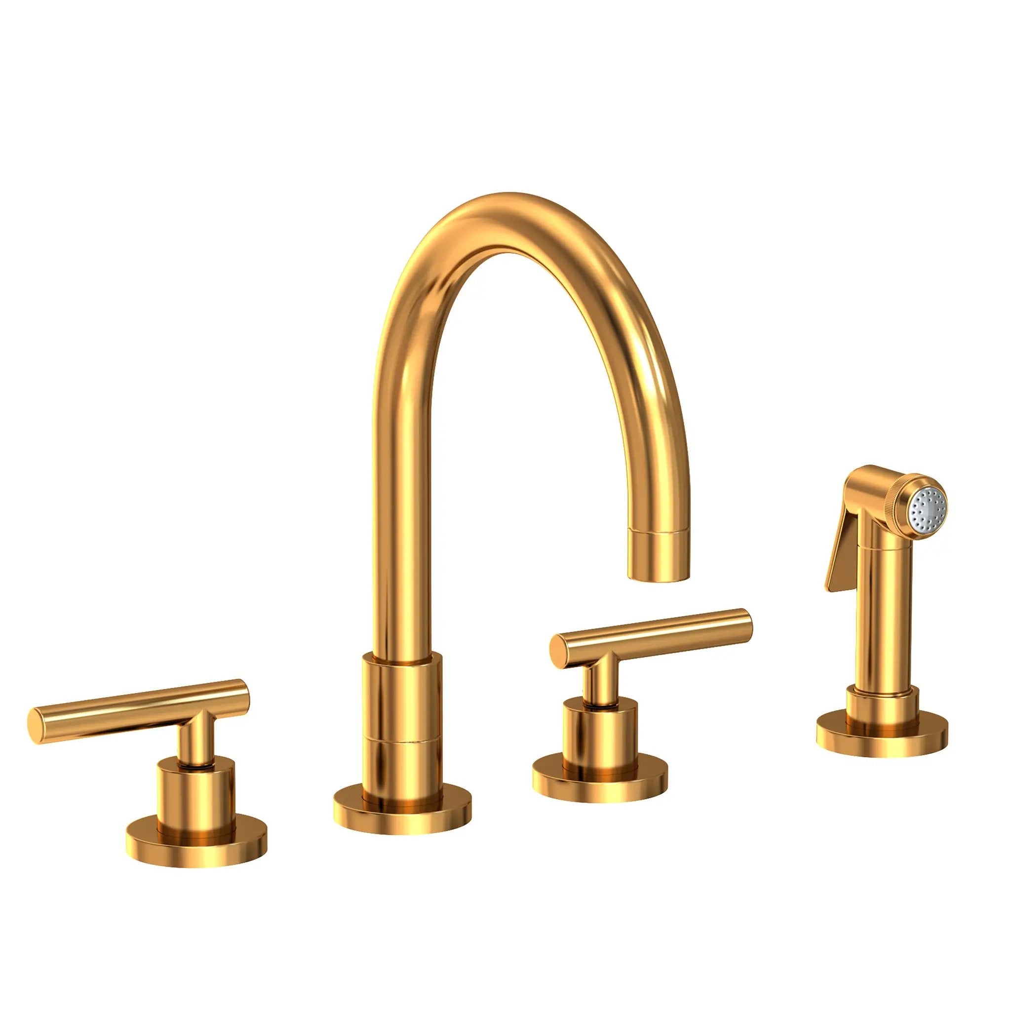 Newport Brass East Linear Kitchen Faucet with Side Spray by Newport Brass