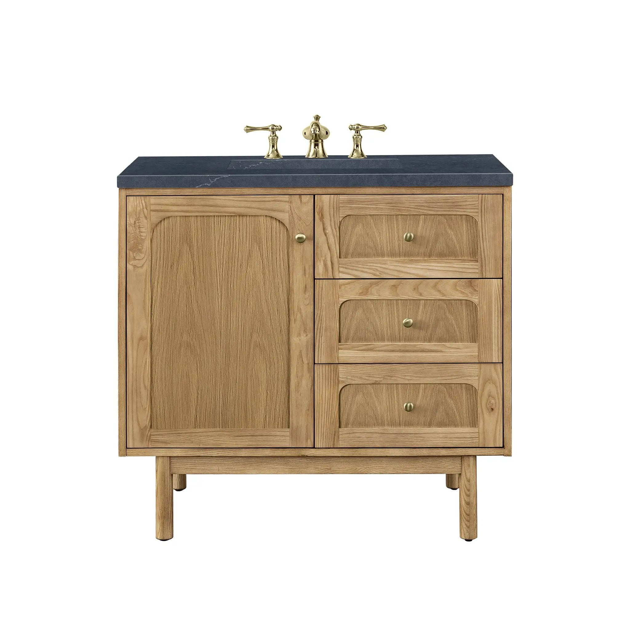 James Martin Laurent 36" Single Vanity Set - Light Natural Oak by James Martin Vanities