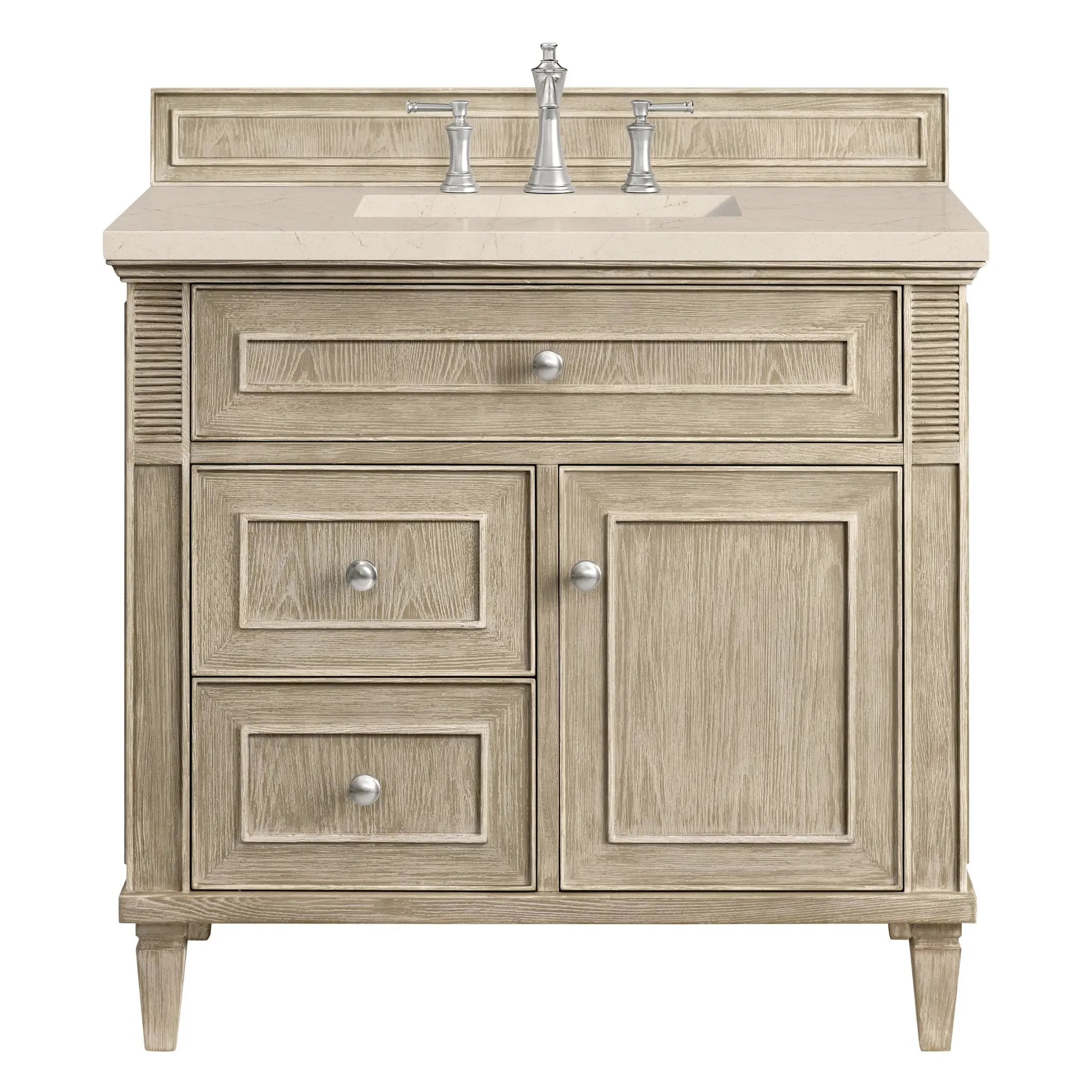 James Martin Lorelai 36" Single Vanity Set - Whitewashed Oak by James Martin Vanities
