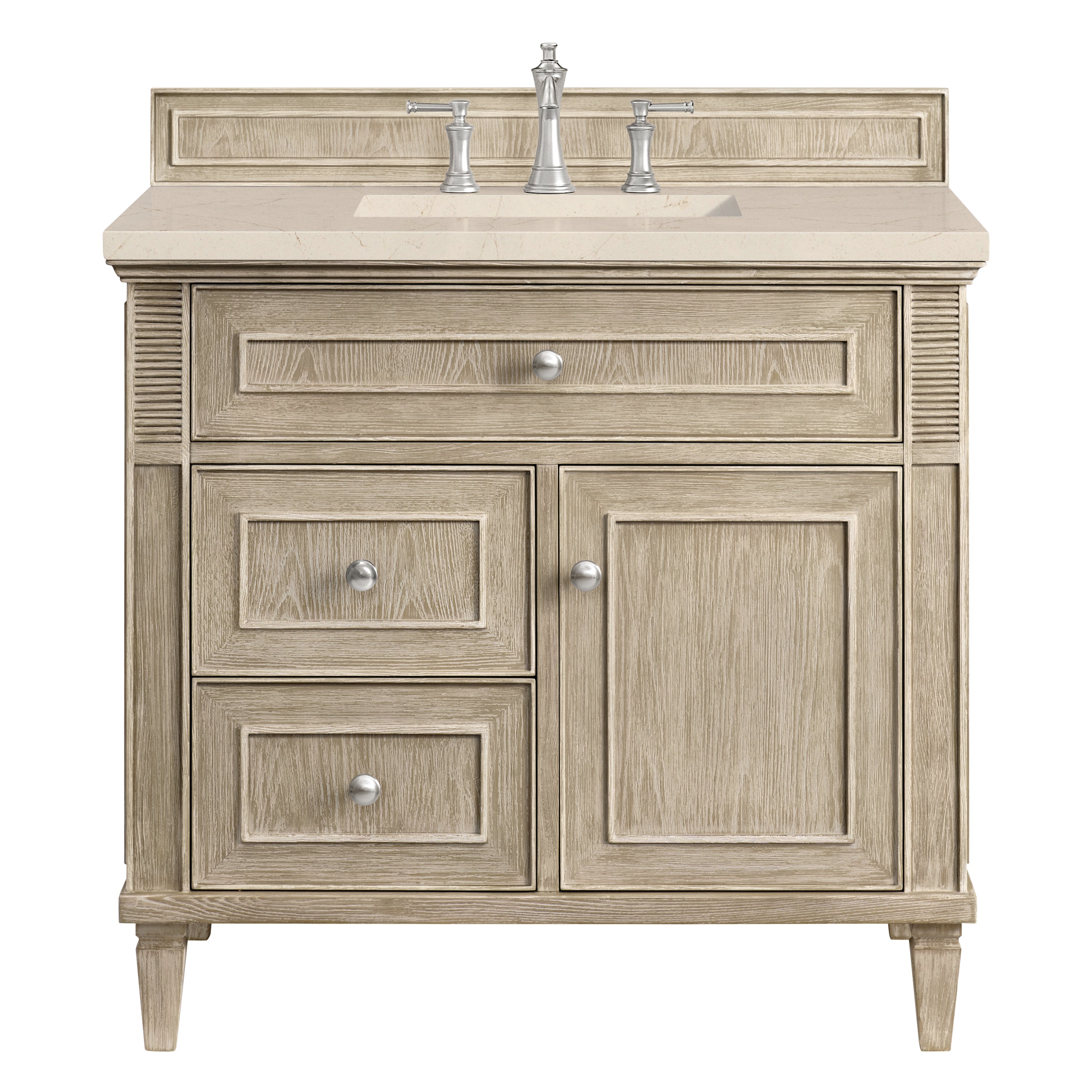 James Martin Vanities Lorelai 36" Single Vanity - Whitewashed Oak